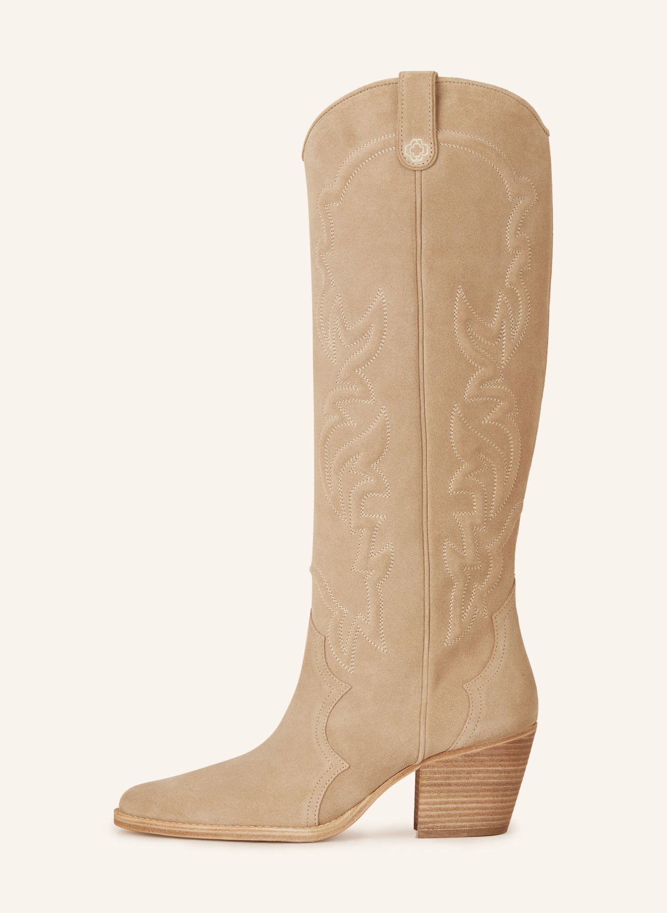 maje Cowboy Boots, Farbe: BEIGE (Bild 4)