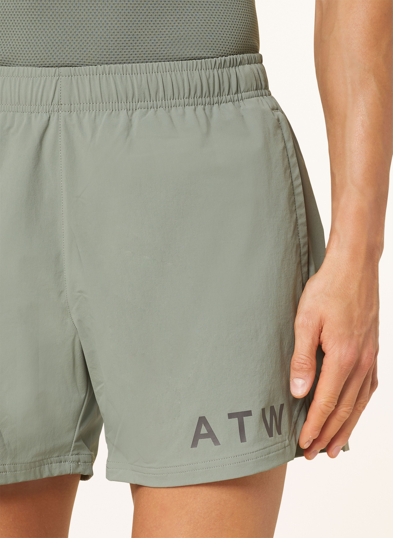 HALO Training shorts, Color: OLIVE (Image 5)