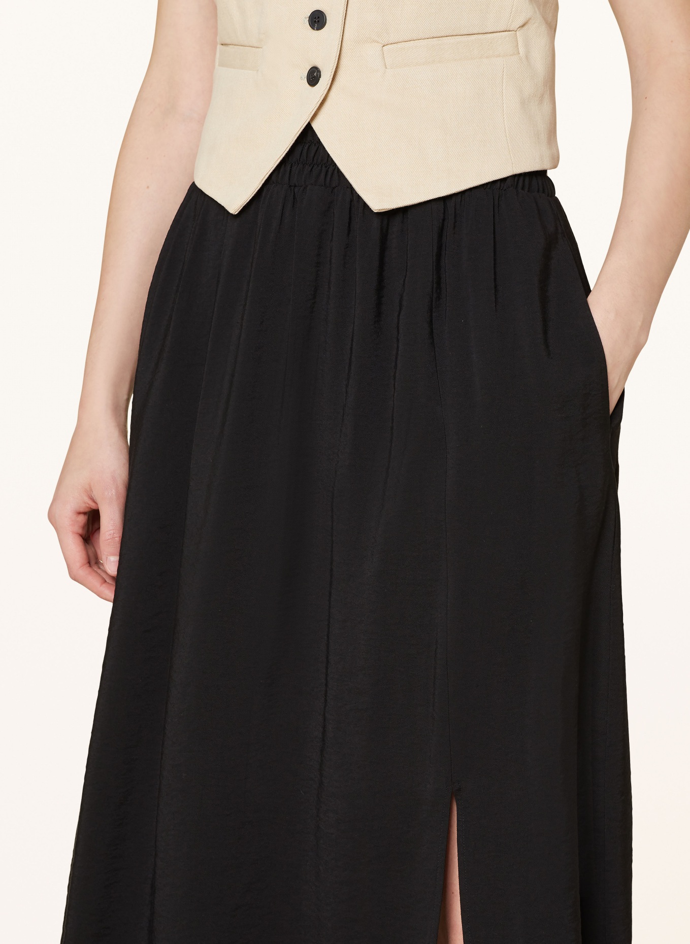 WHISTLES Skirt EVA, Color: BLACK (Image 4)