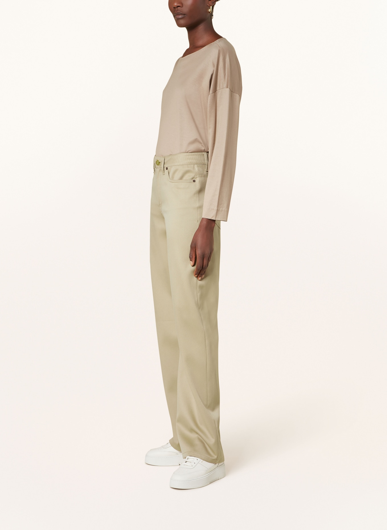 DRYKORN Wide leg trousers MEDLEY: BEIGE