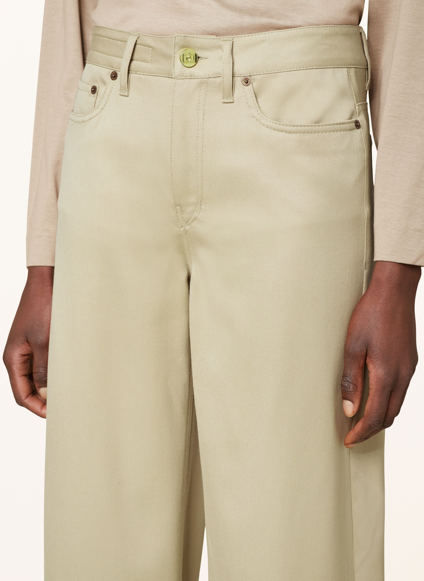 DRYKORN Wide leg trousers MEDLEY: BEIGE