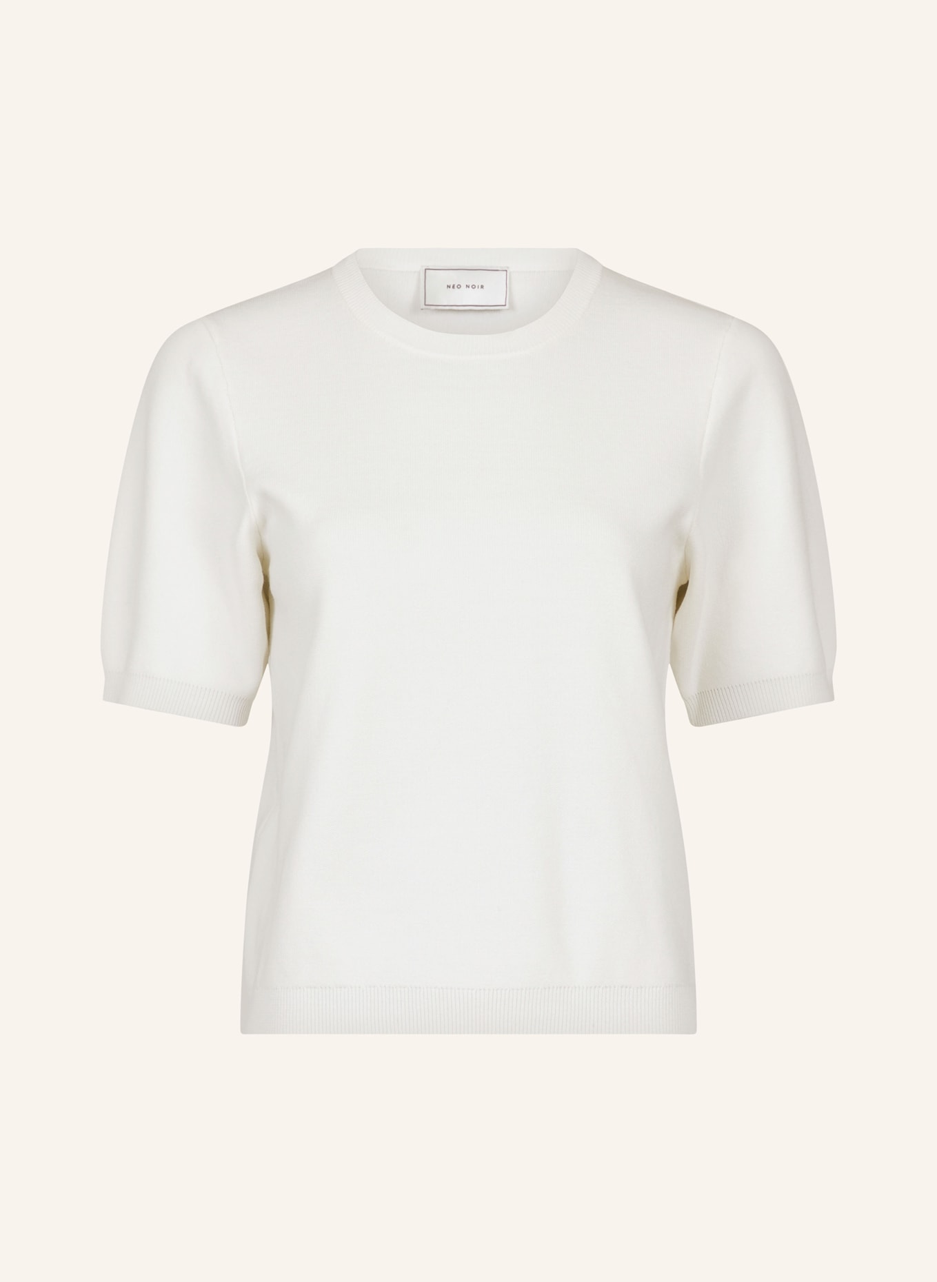 NEO NOIR Knit shirt NIMMO, Color: WHITE (Image 1)