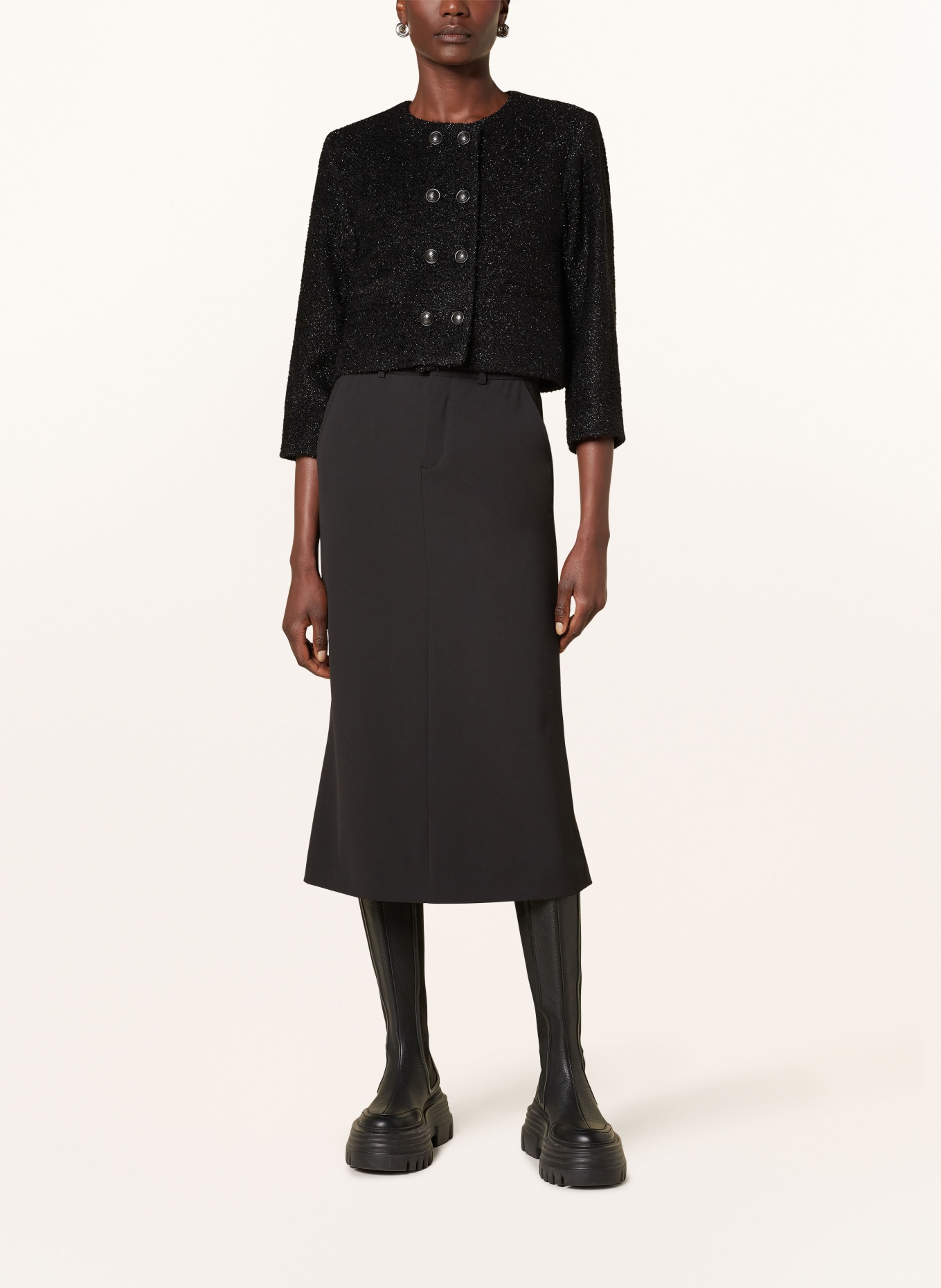 DRYKORN Skirt DORNE, Color: BLACK (Image 2)