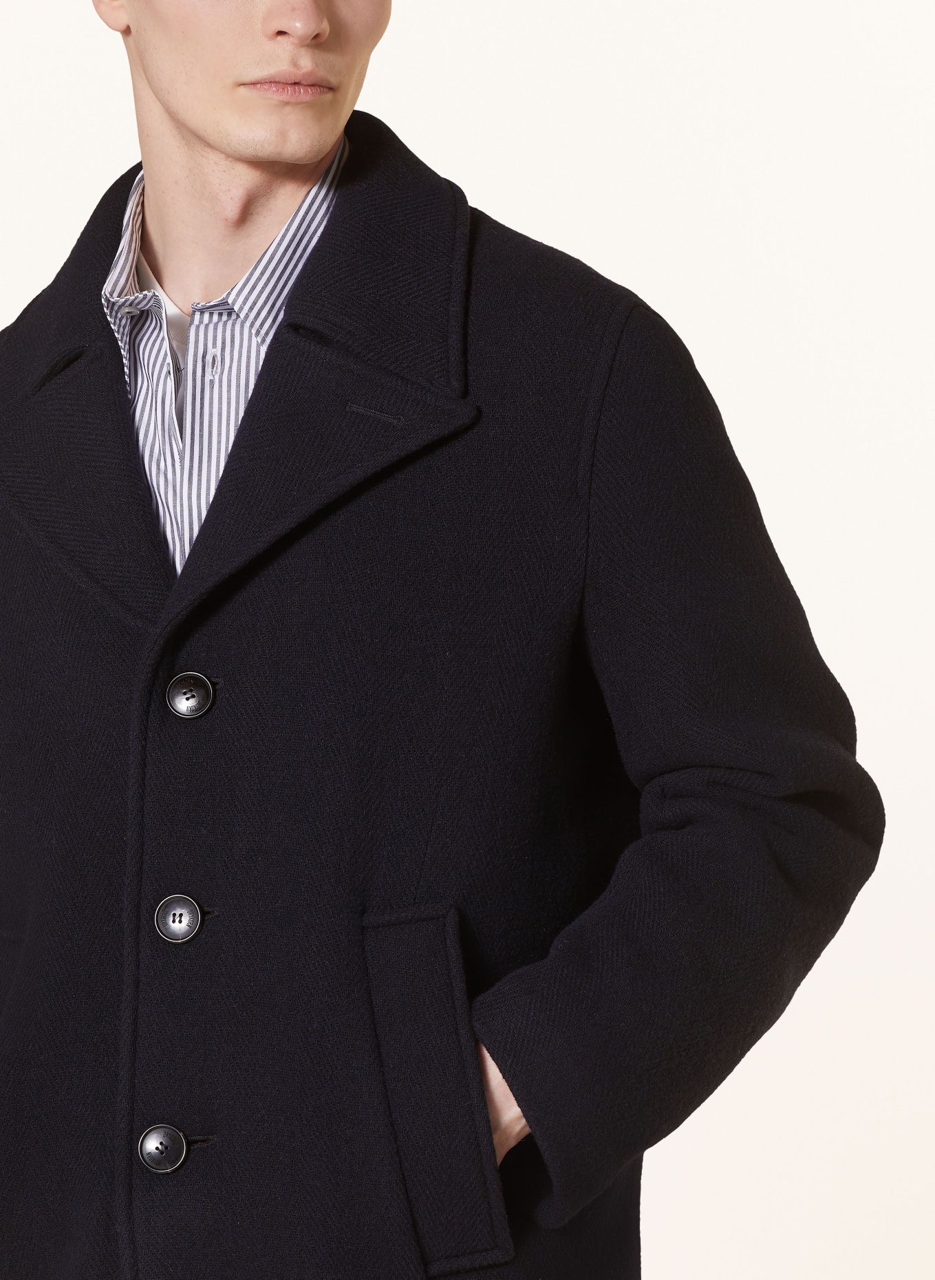 DRYKORN Pea coat COVANO, Color: DARK BLUE (Image 4)