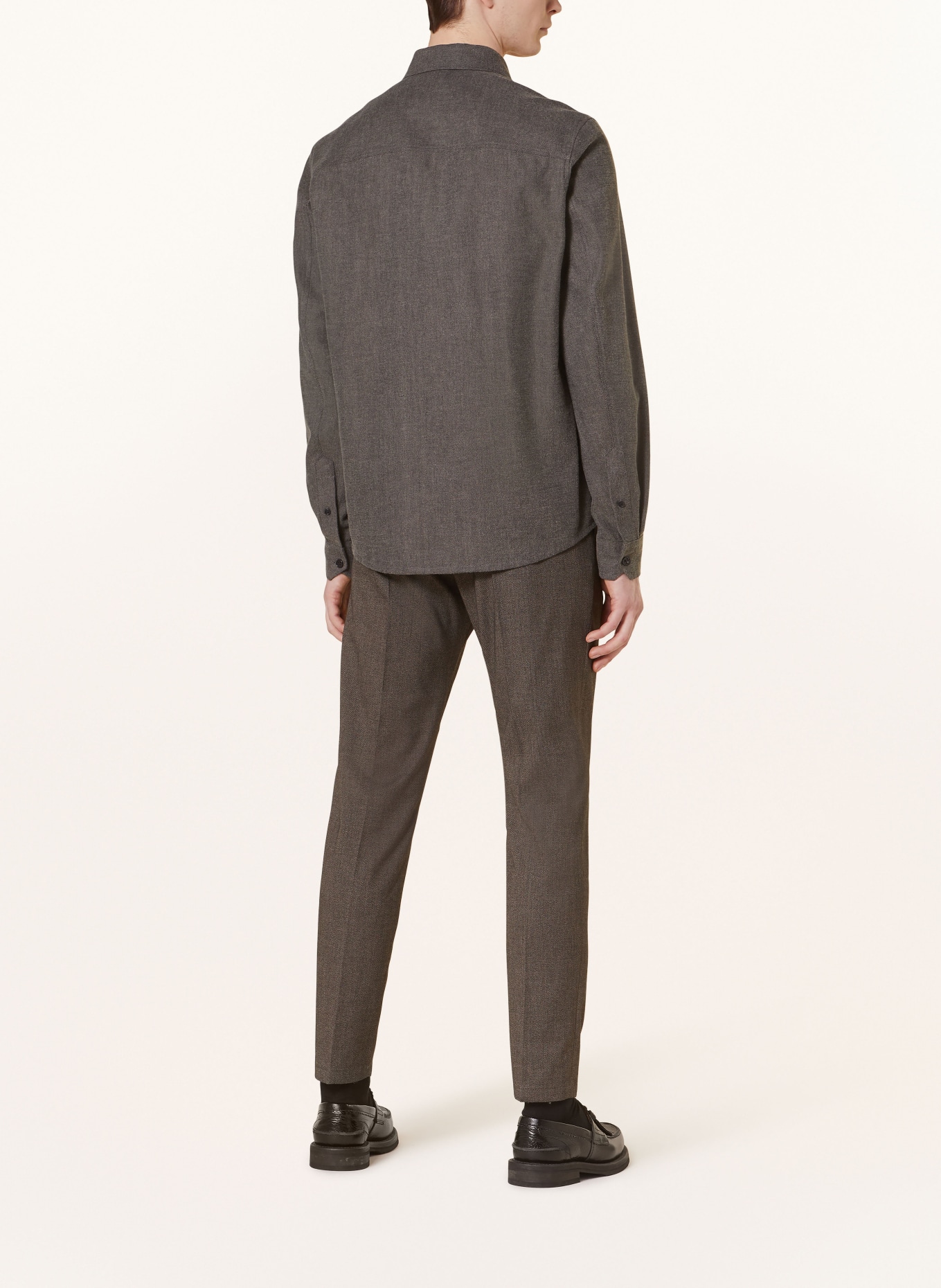 DRYKORN Oxford shirt LIET comfort fit: BROWN