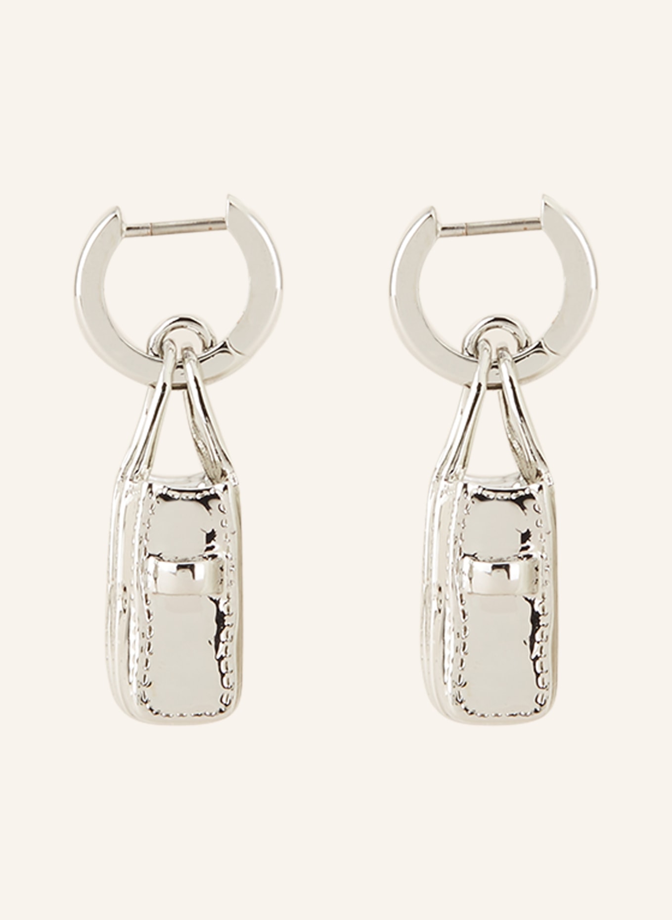 MARC JACOBS Earrings THE TOTE BAG EARRINGS: SILVER