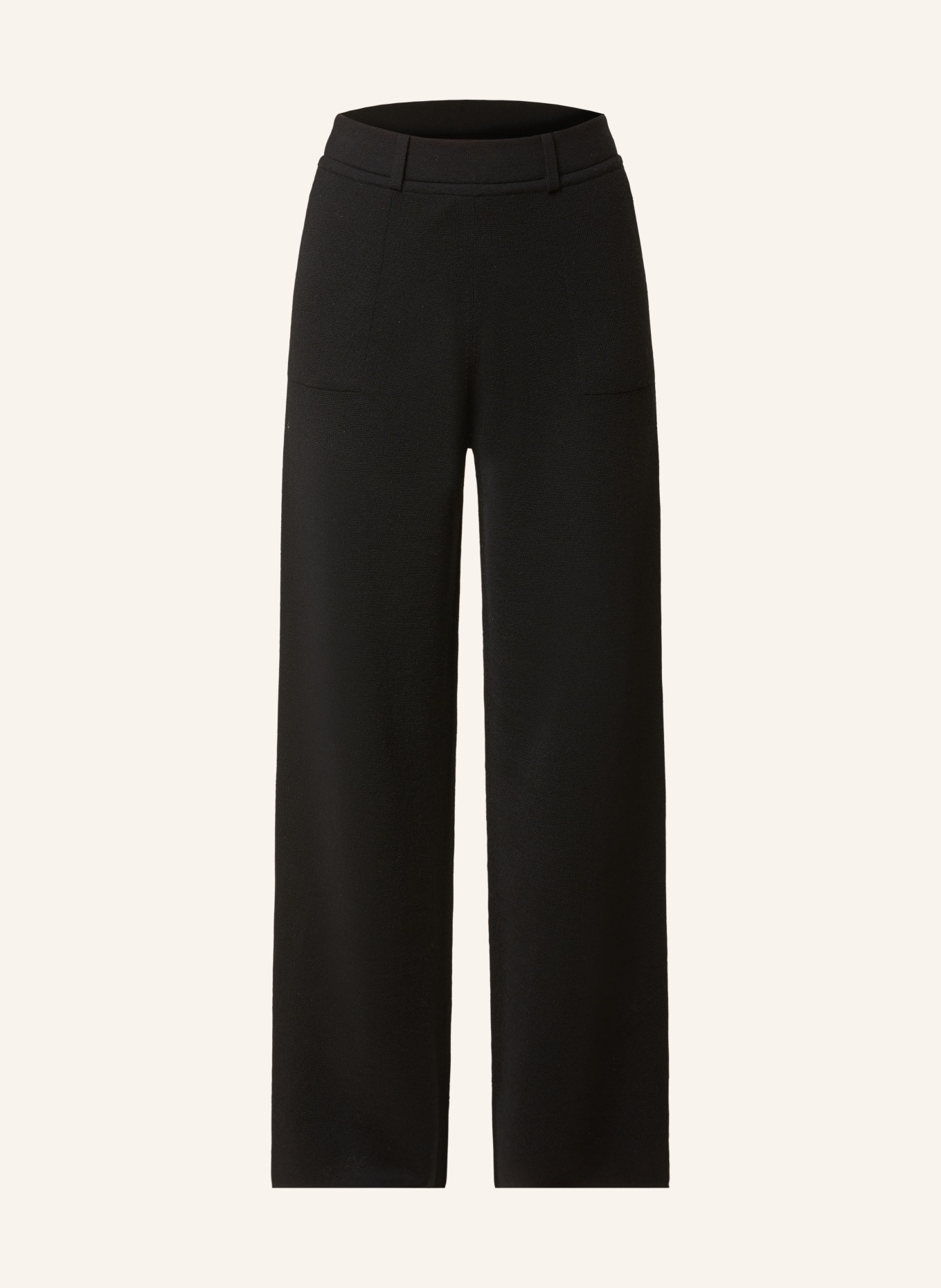 SMINFINITY Knit trousers, Color: BLACK (Image 1)