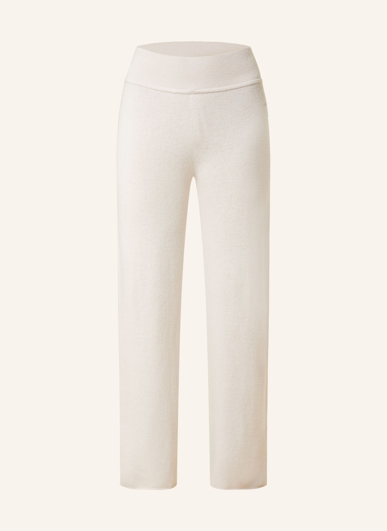 SMINFINITY Knit trousers, Color: CREAM (Image 1)