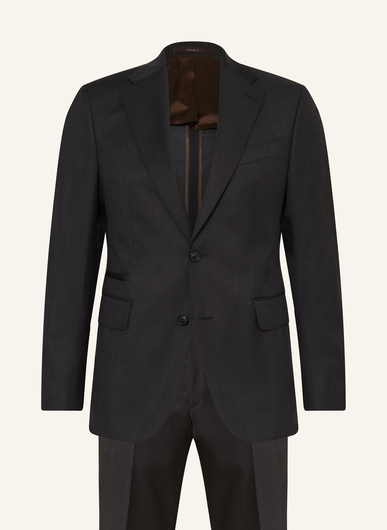 windsor. Suit SONO-BENE shaped fit, Color: BLACK (Image 1)