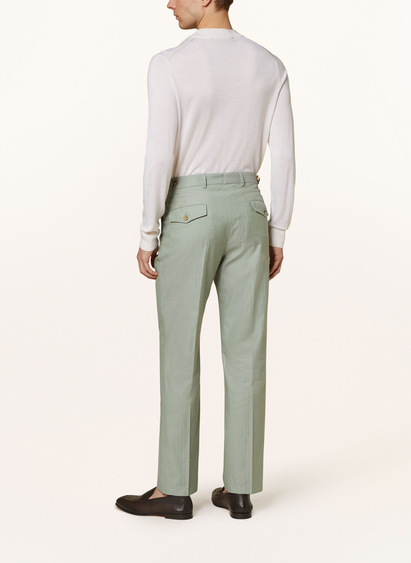 windsor. Suit trousers FRERO regular fit, Color: 330 Lt/Pastel Green            330 (Image 4)