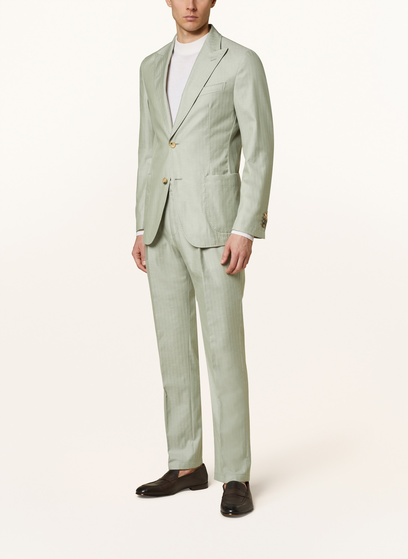 windsor. Tailored jacket GIRO shaped fit, Color: LIGHT GREEN (Image 2)