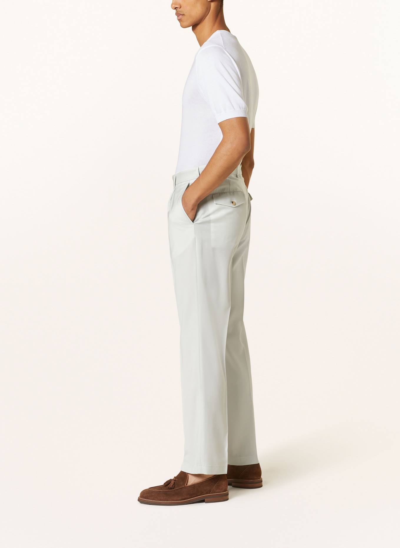windsor. Suit trousers FRERO shaped fit, Color: 330 Lt/Pastel Green            330 (Image 5)