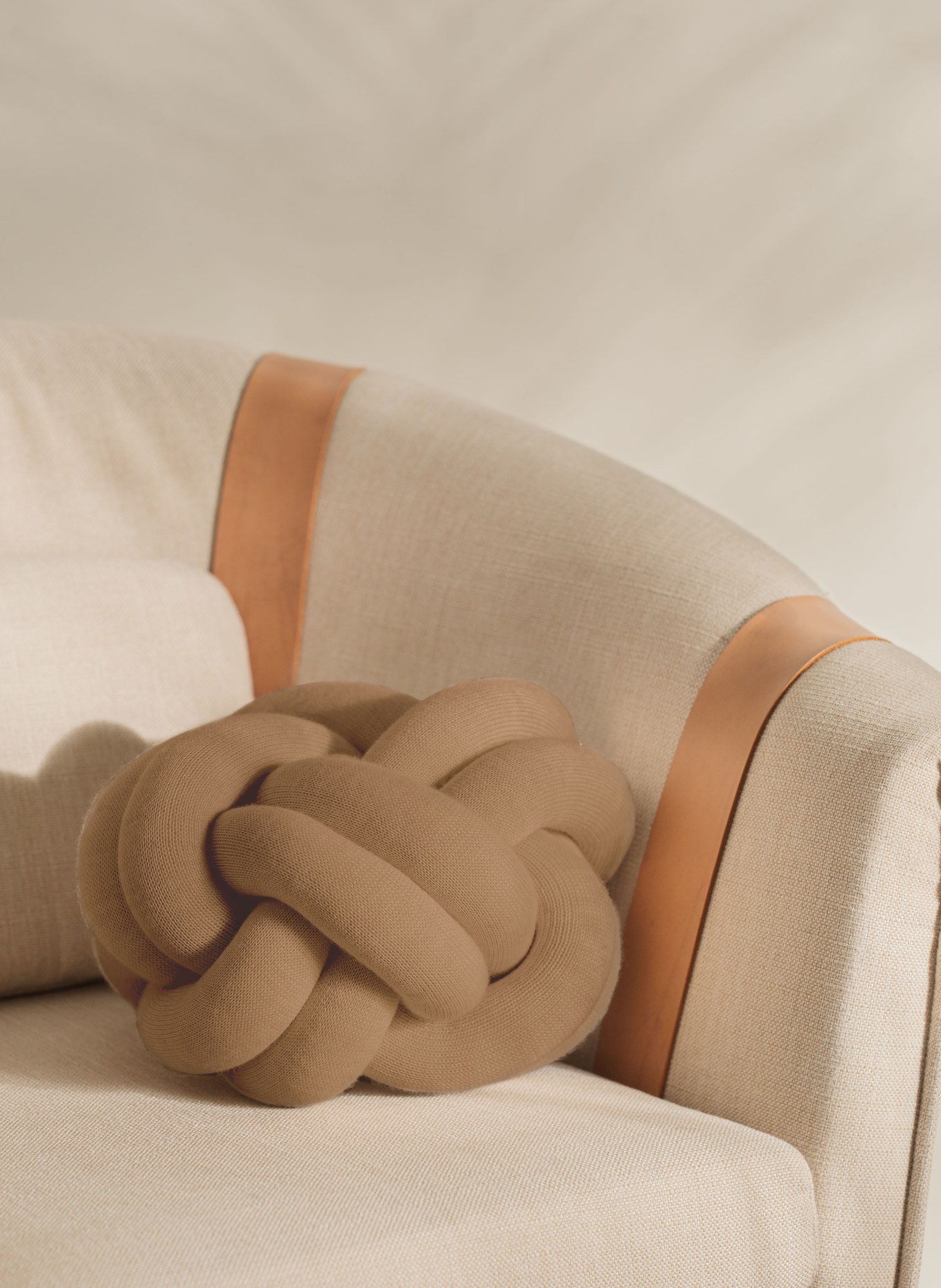 DESIGN HOUSE Stockholm Dekokissen KNOT: BEIGE