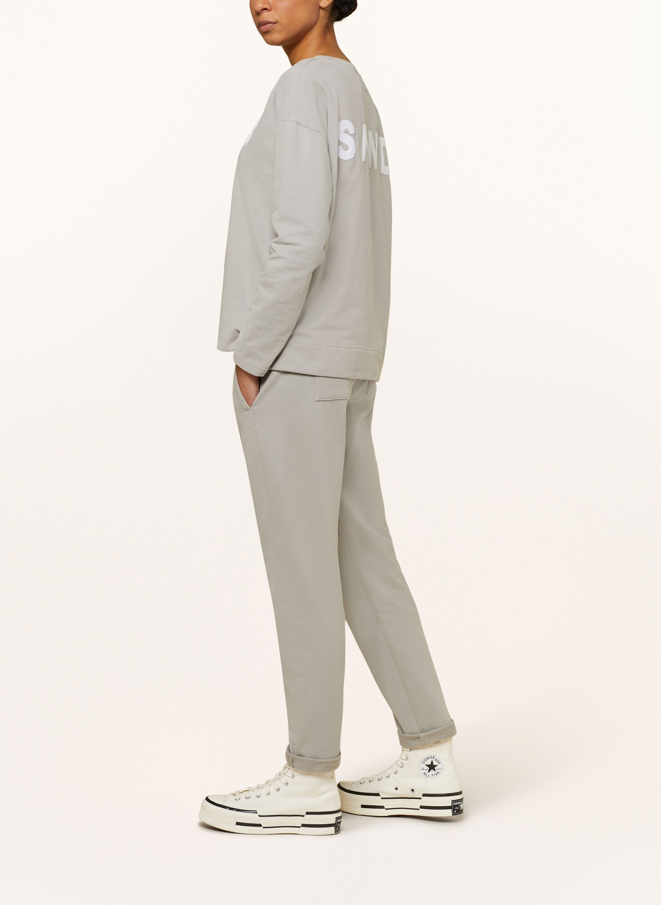 ELBSAND Sweatpants BRIANE, Color: LIGHT GRAY (Image 4)