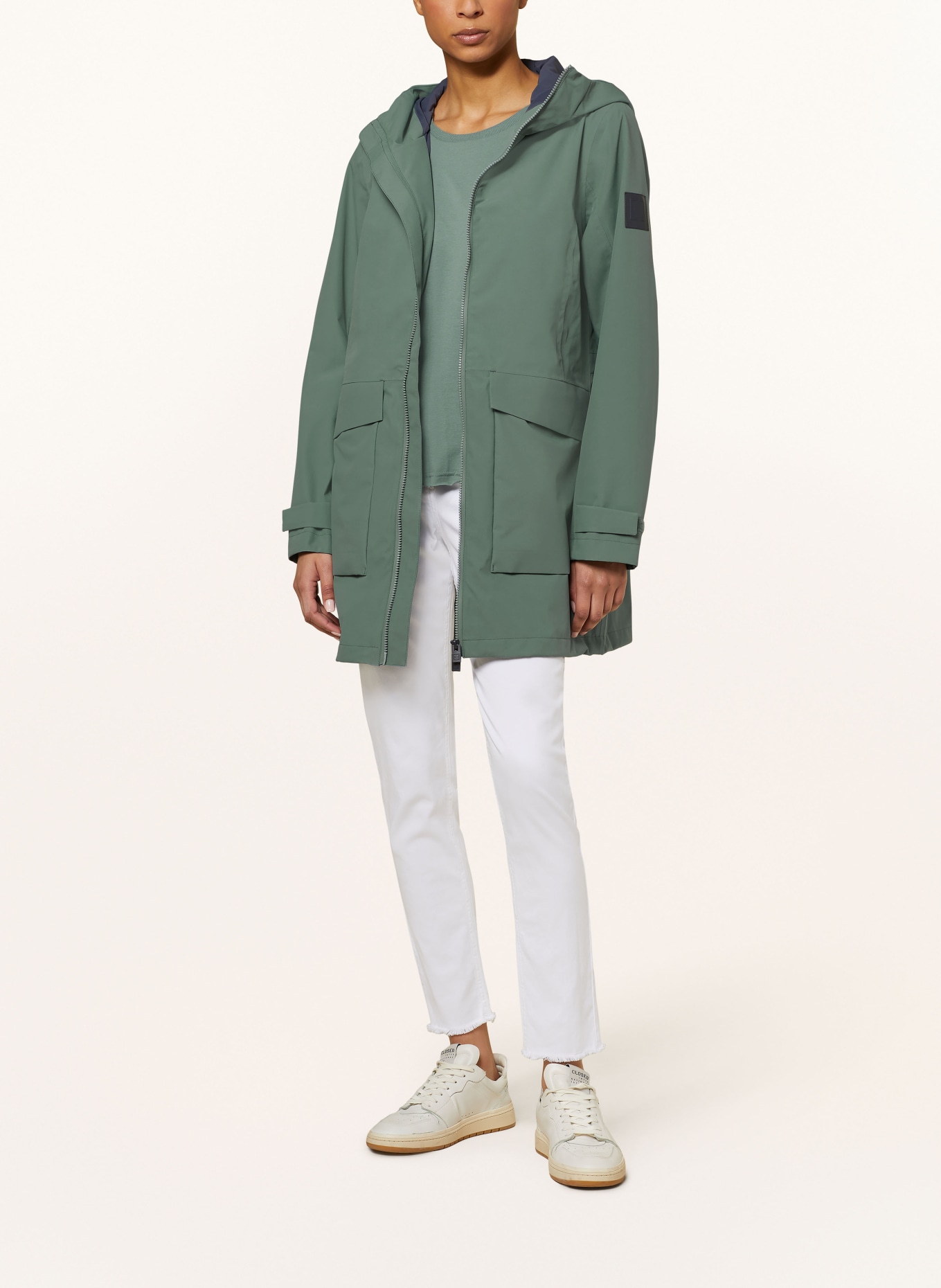 ELBSAND Płaszcz przeciwdeszczowy JUONI: PETROL