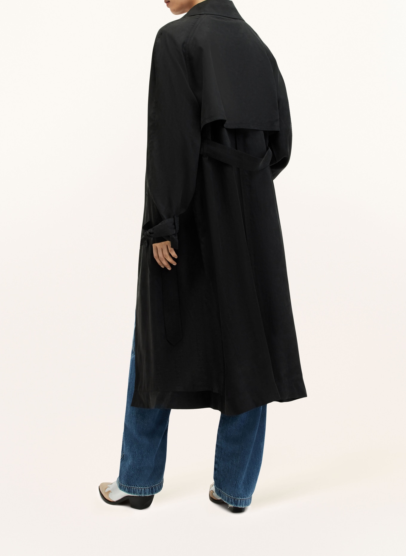 ALLSAINTS Trench coat KIKKI, Color: BLACK (Image 3)