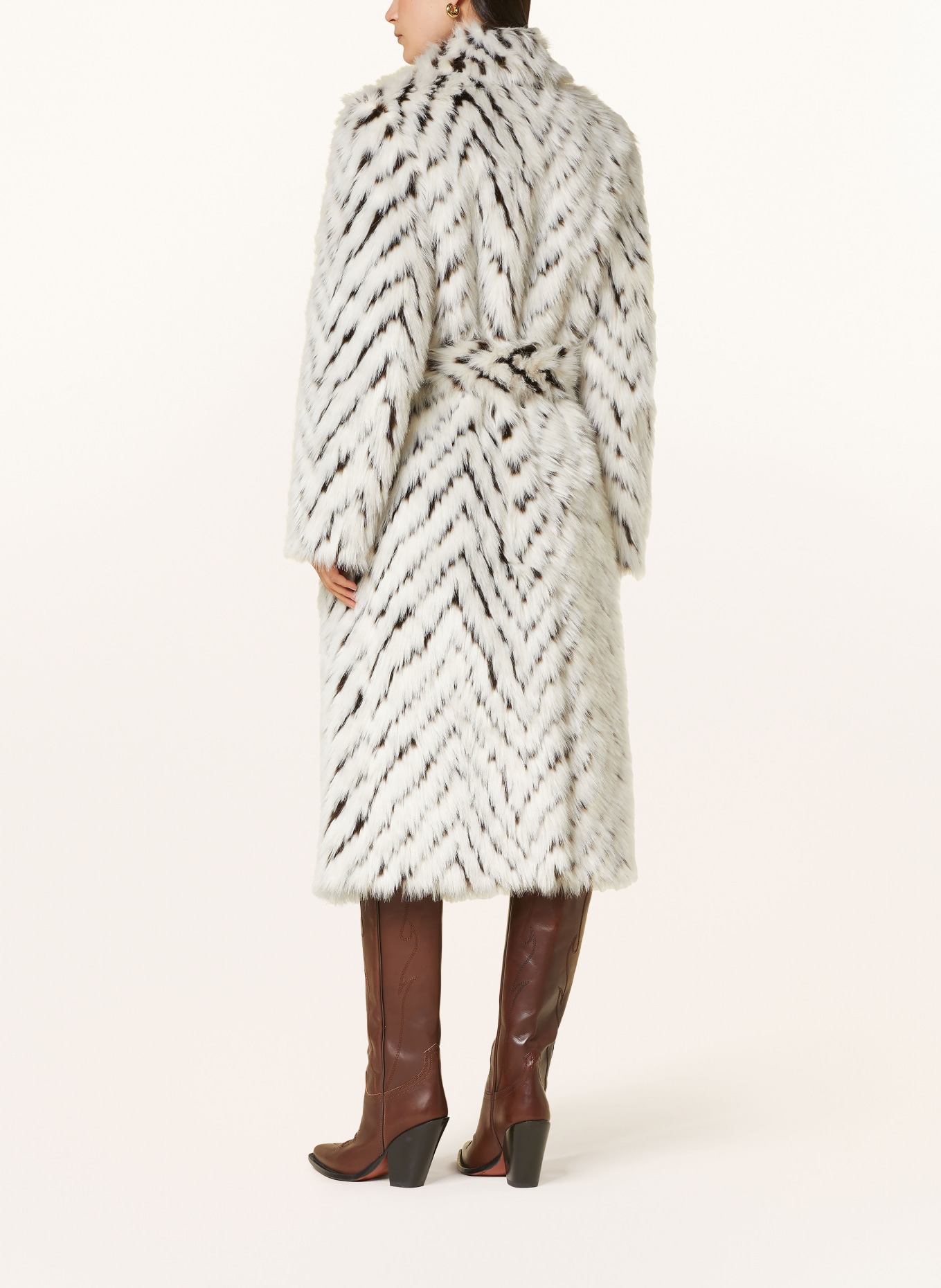 STAND STUDIO Faux fur coat JASMINE