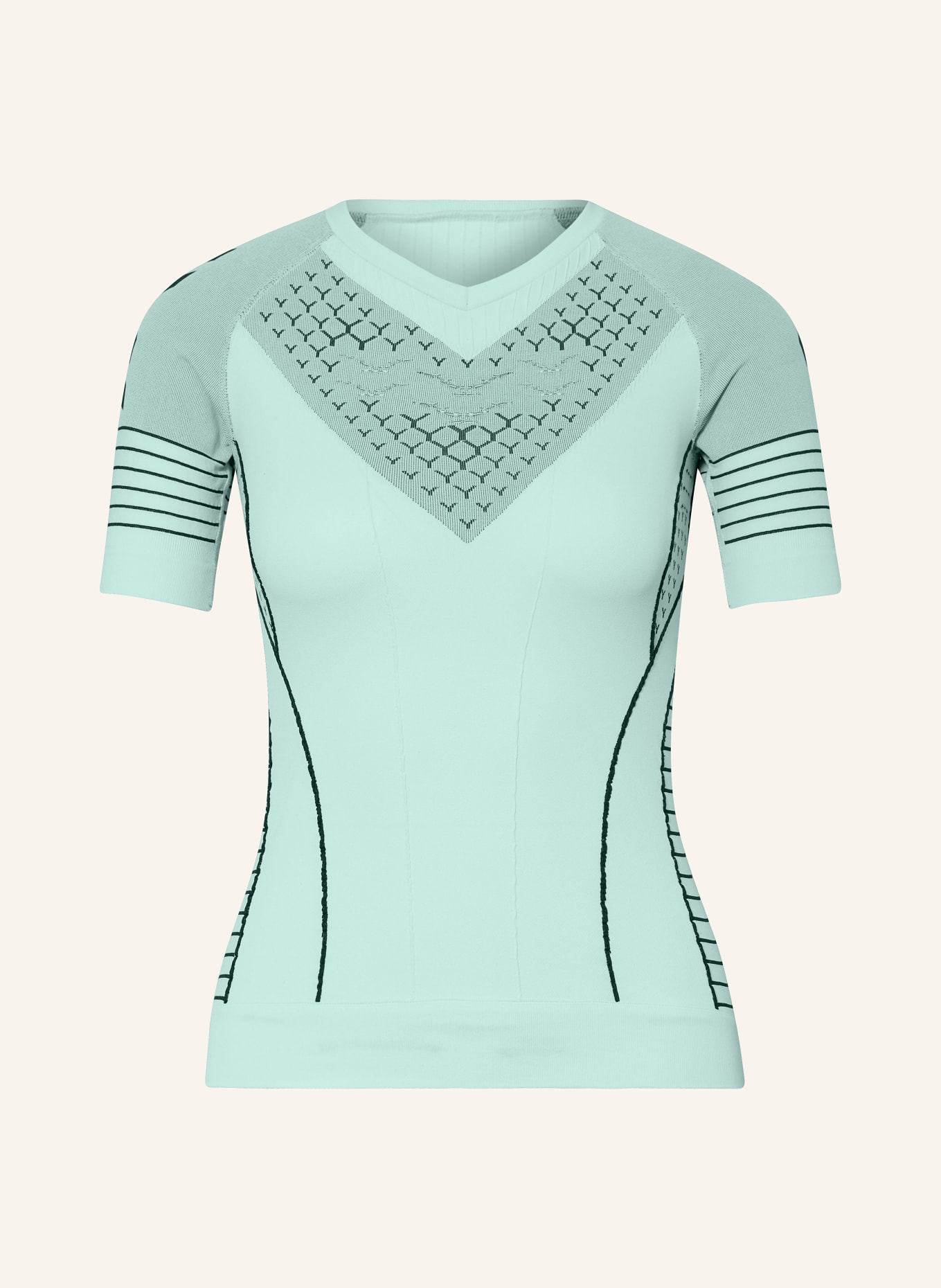 X-BIONIC Functional underwear shirt TWYCE RACE, Color: TURQUOISE/ BLACK (Image 1)