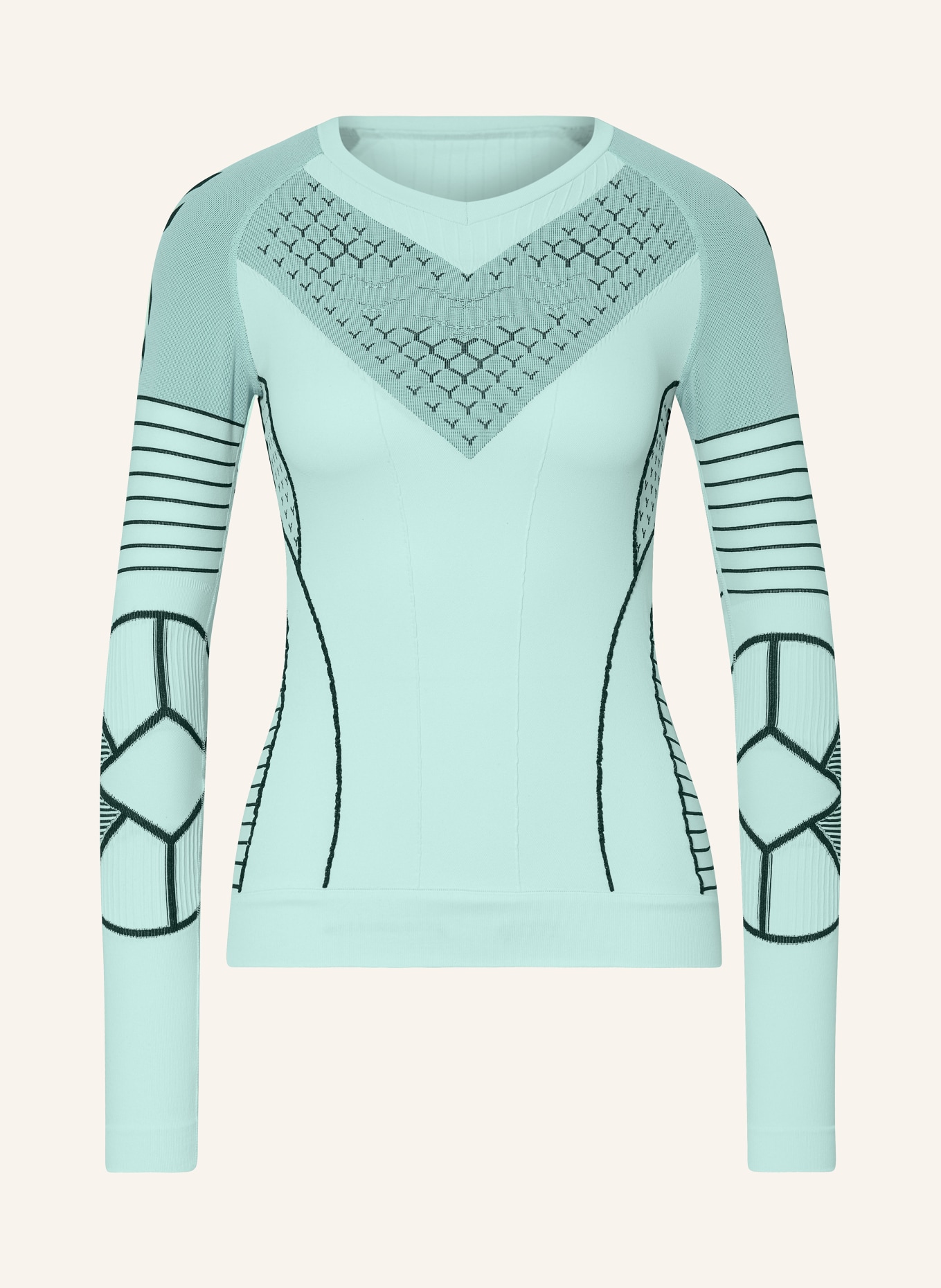 X-BIONIC Functional underwear shirt TWYCE RACE, Color: TURQUOISE/ BLACK (Image 1)