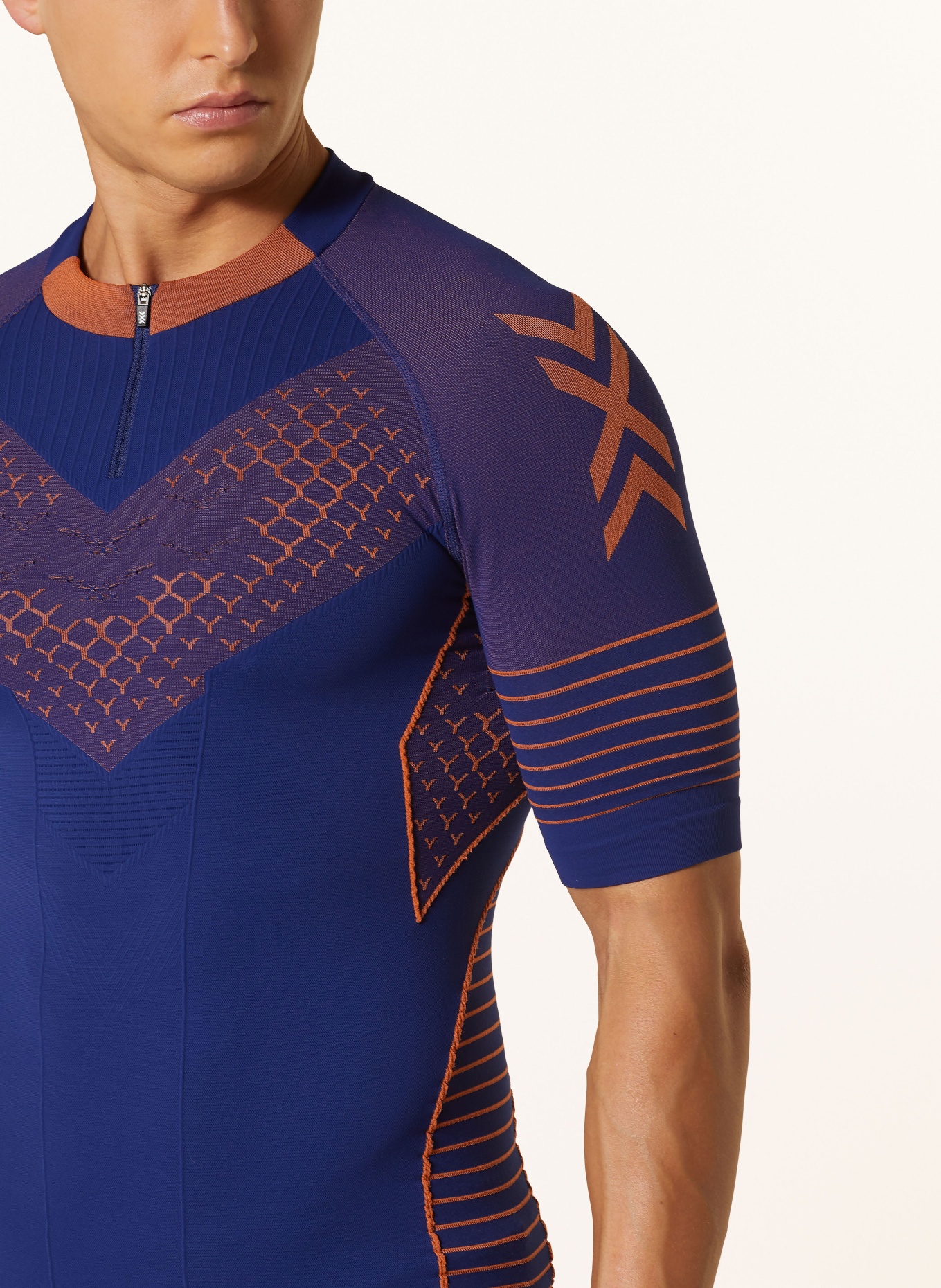 X-BIONIC Running shirt TWYCE RACE, Color: BLUE/ ORANGE (Image 4)