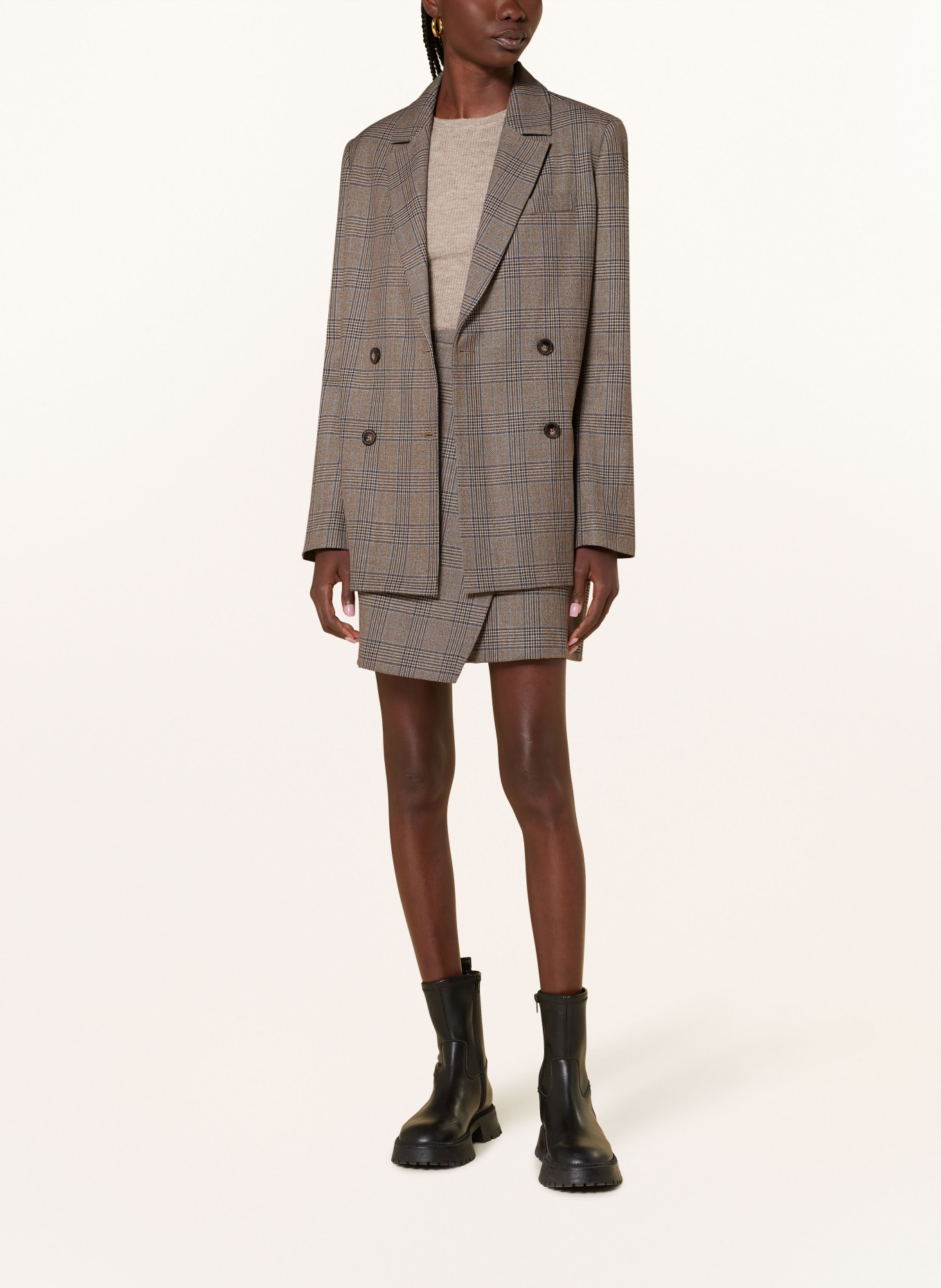 MRS & HUGS Blazer: BRAUN/ BLAU/ SCHWARZ