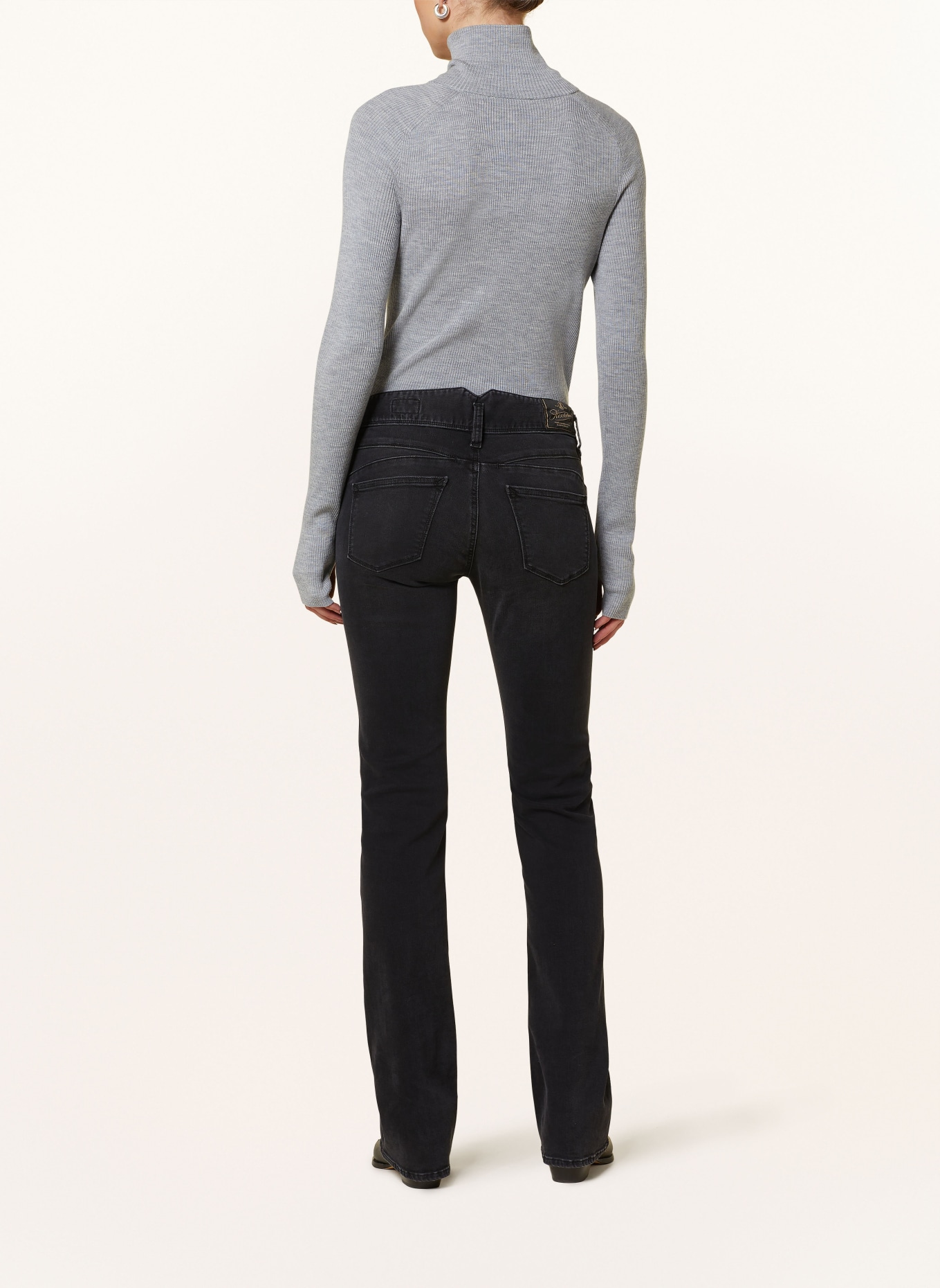 Herrlicher Bootcut jeans PEARL: 749 deep black