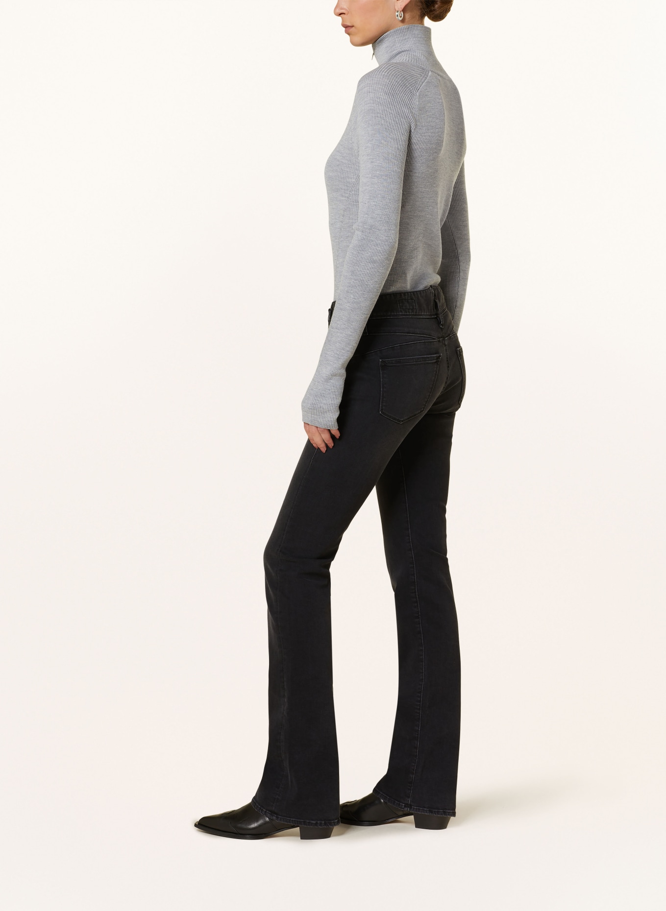 Herrlicher Bootcut jeans PEARL: 749 deep black