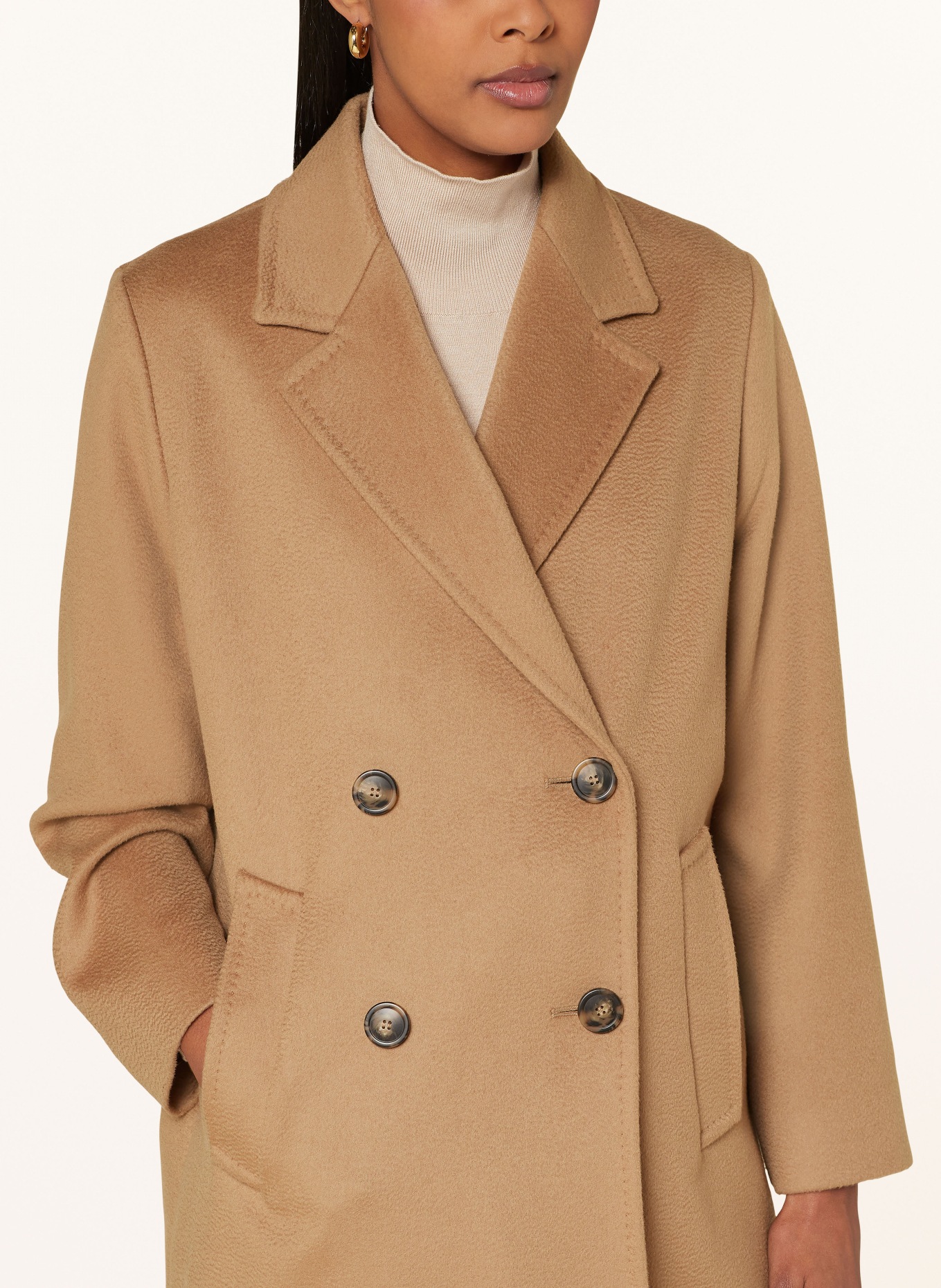 WEEKEND Max Mara Wool coat ZUM in camel