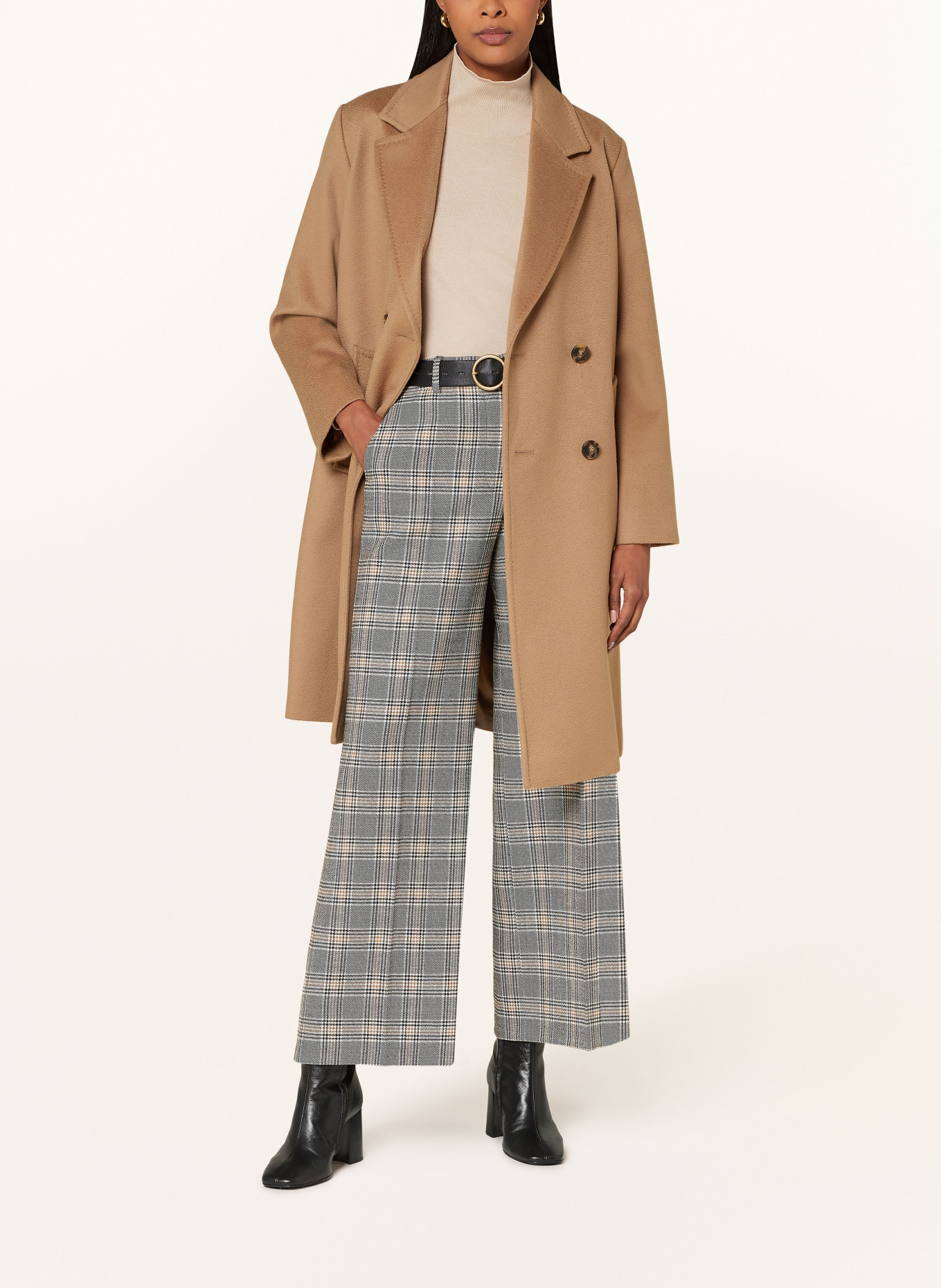 WEEKEND Max Mara Hose KATANA in grau schwarz camel