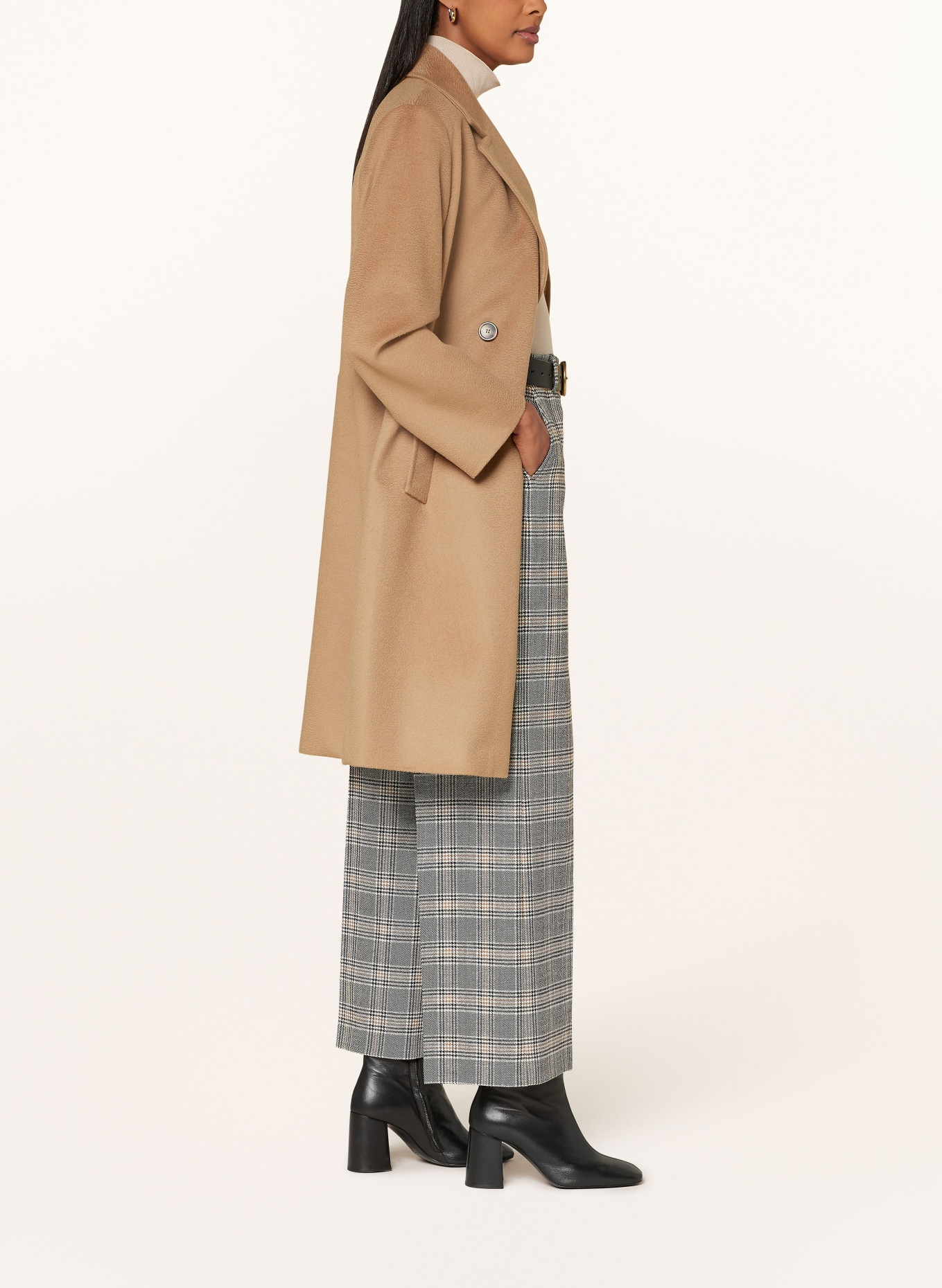 WEEKEND Max Mara Hose KATANA in grau schwarz camel