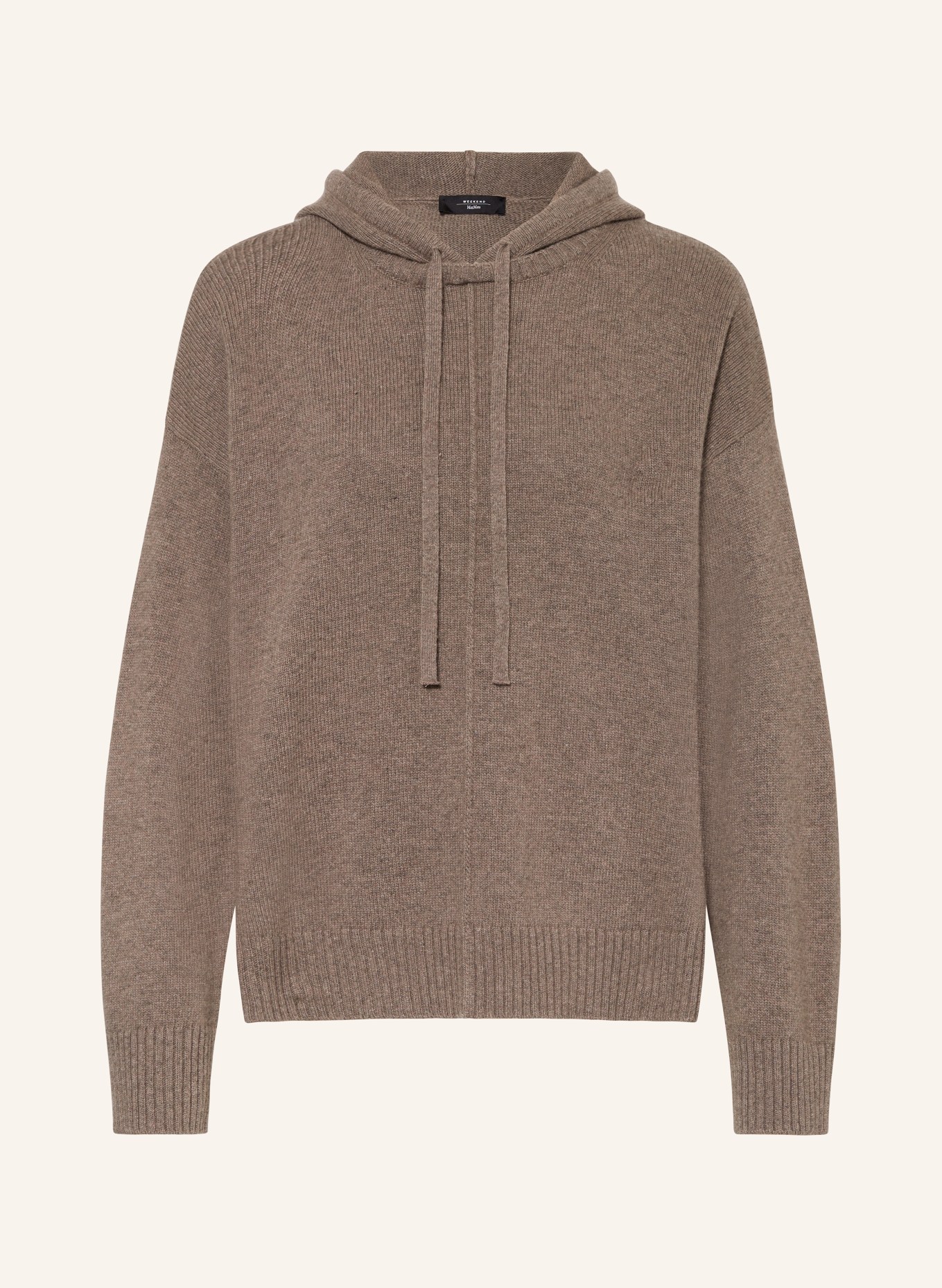 WEEKEND Max Mara Strick-Hoodie JEREZ, Farbe: BRAUN (Bild 1)