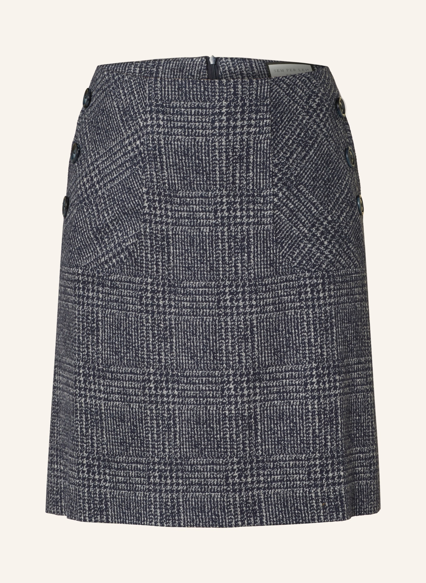 SEM PER LEI Skirt, Color: DARK BLUE/ BLUE GRAY (Image 1)