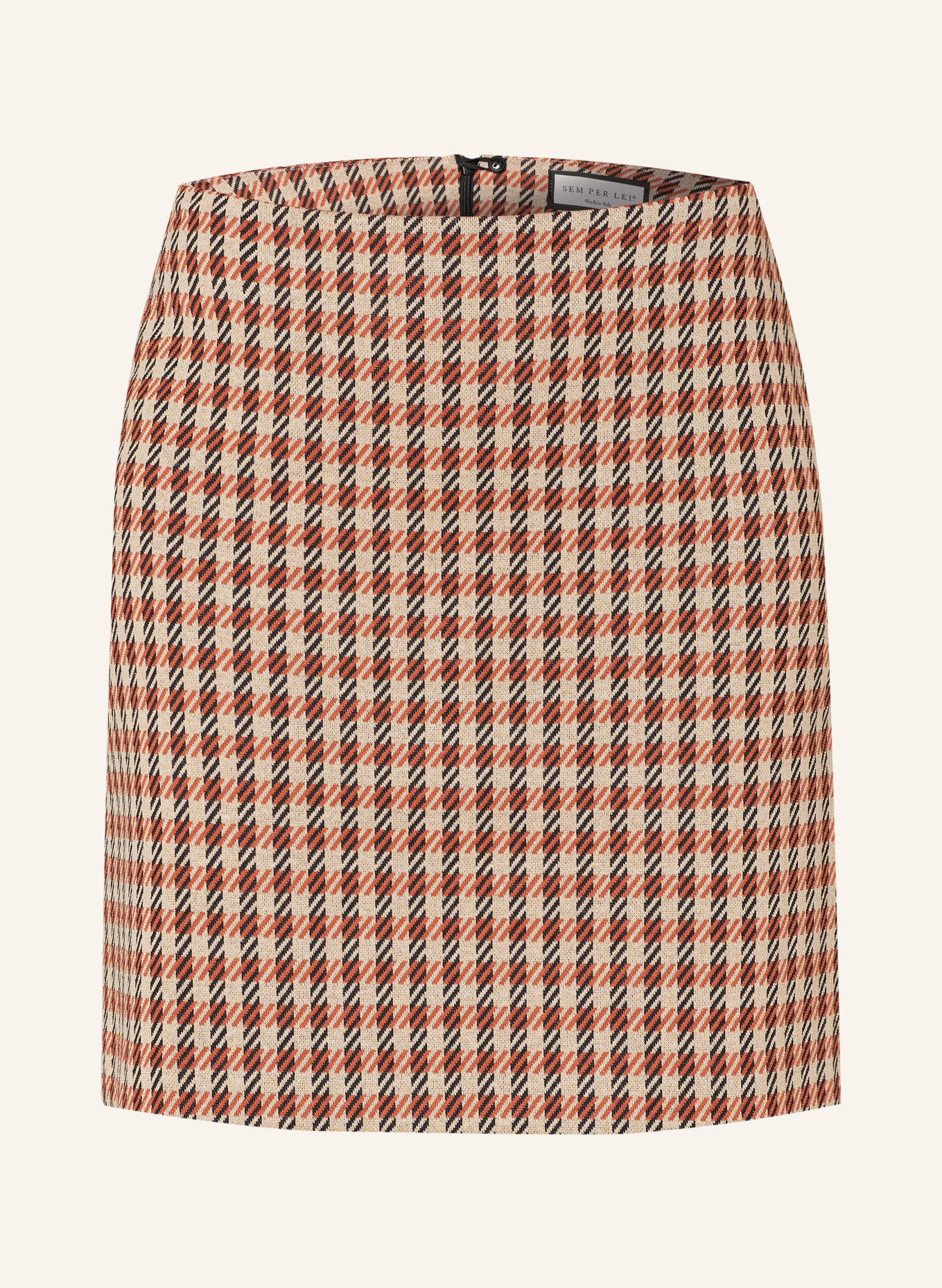 SEM PER LEI Jerseyrock: ORANGE / CAMEL / SCHWARZ