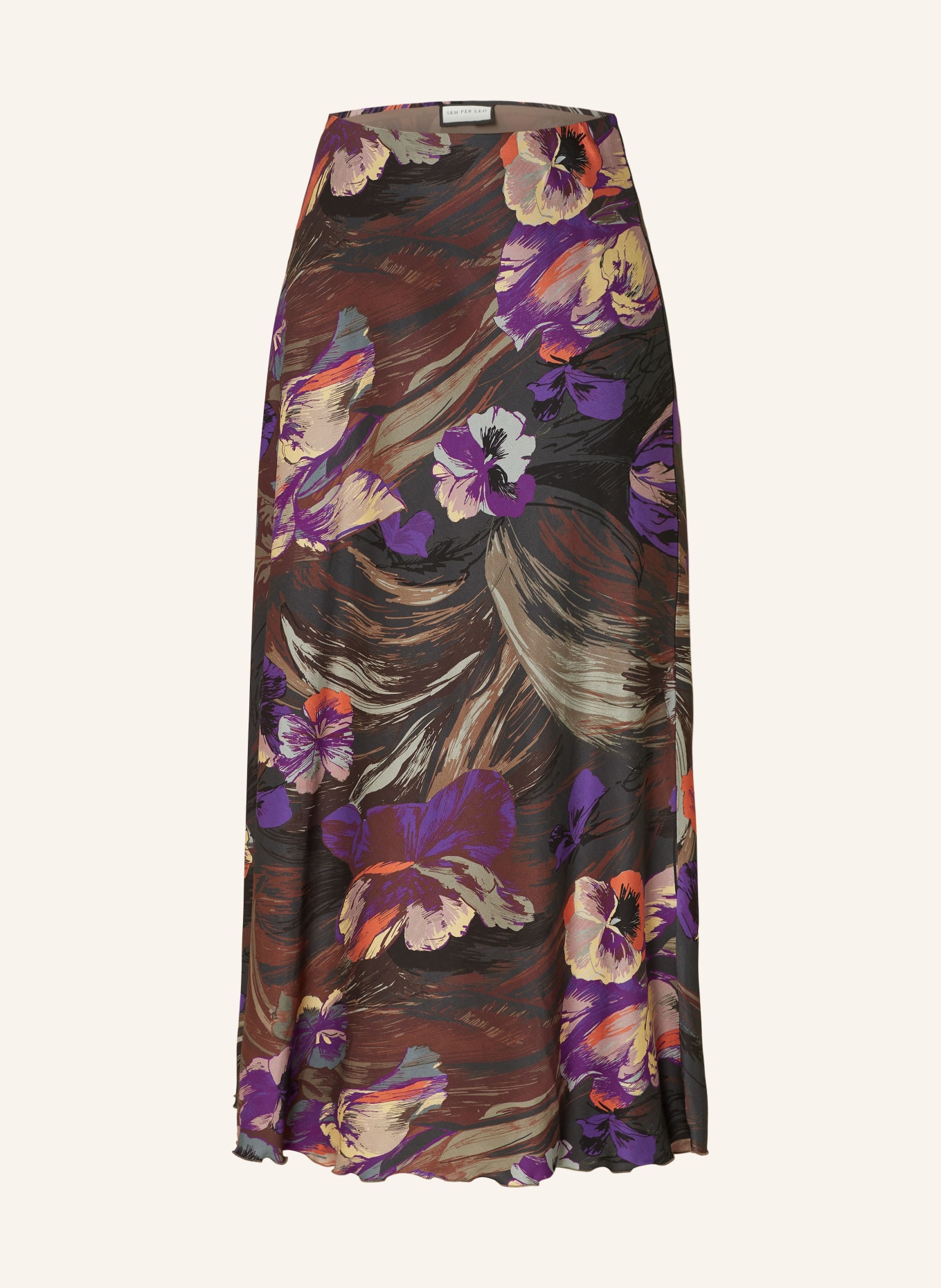 SEM PER LEI Rock: BRAUN / LILA / CREME