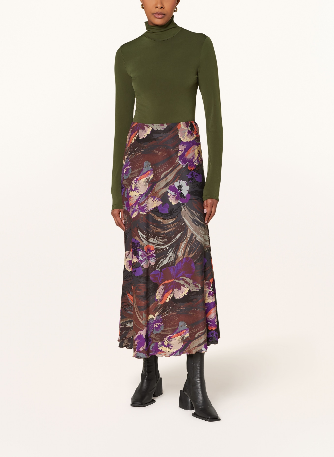 SEM PER LEI Rock: BRAUN / LILA / CREME