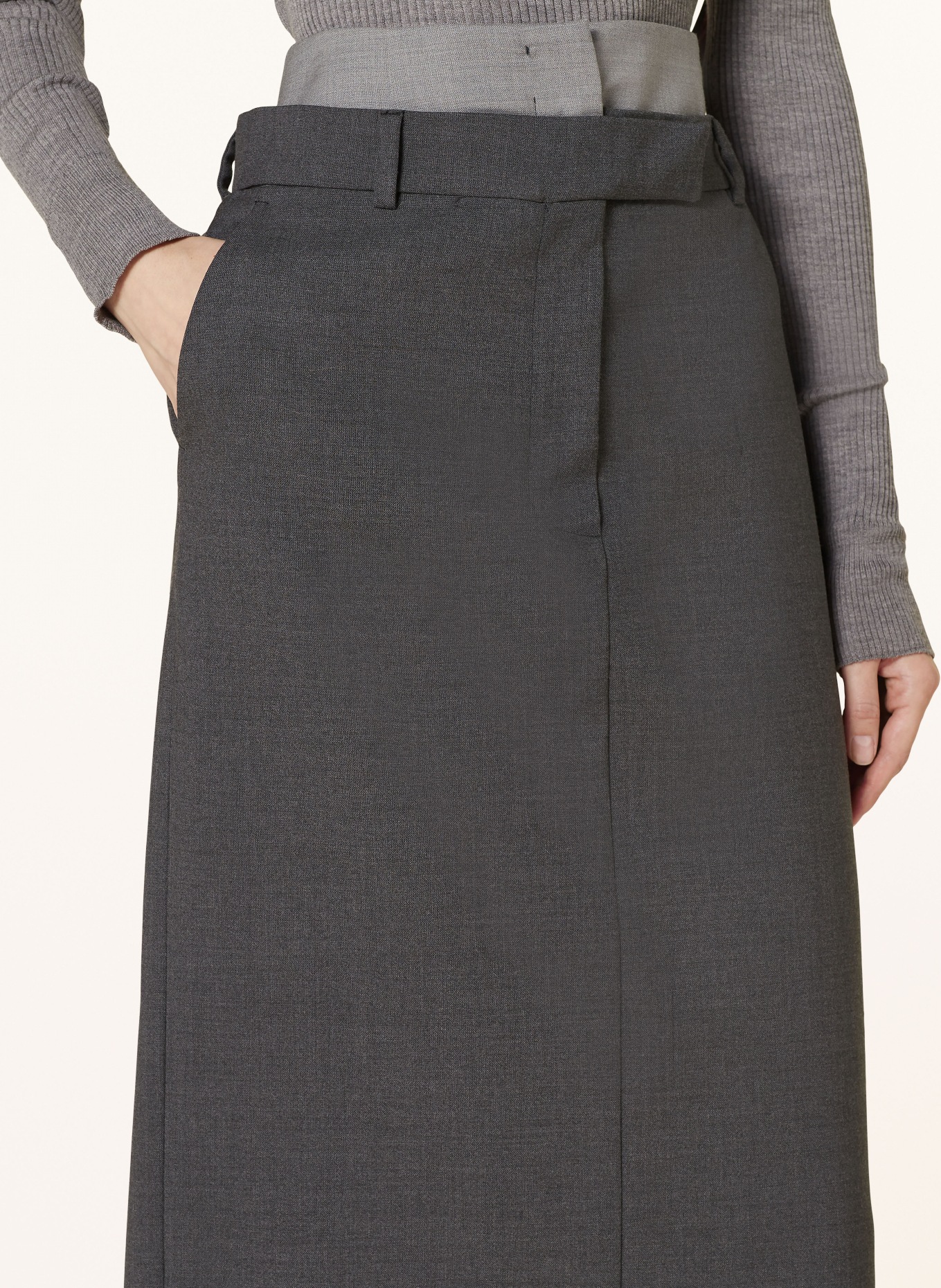 SPORTMAX Rock ALCESTE: DUNKELGRAU / HELLGRAU