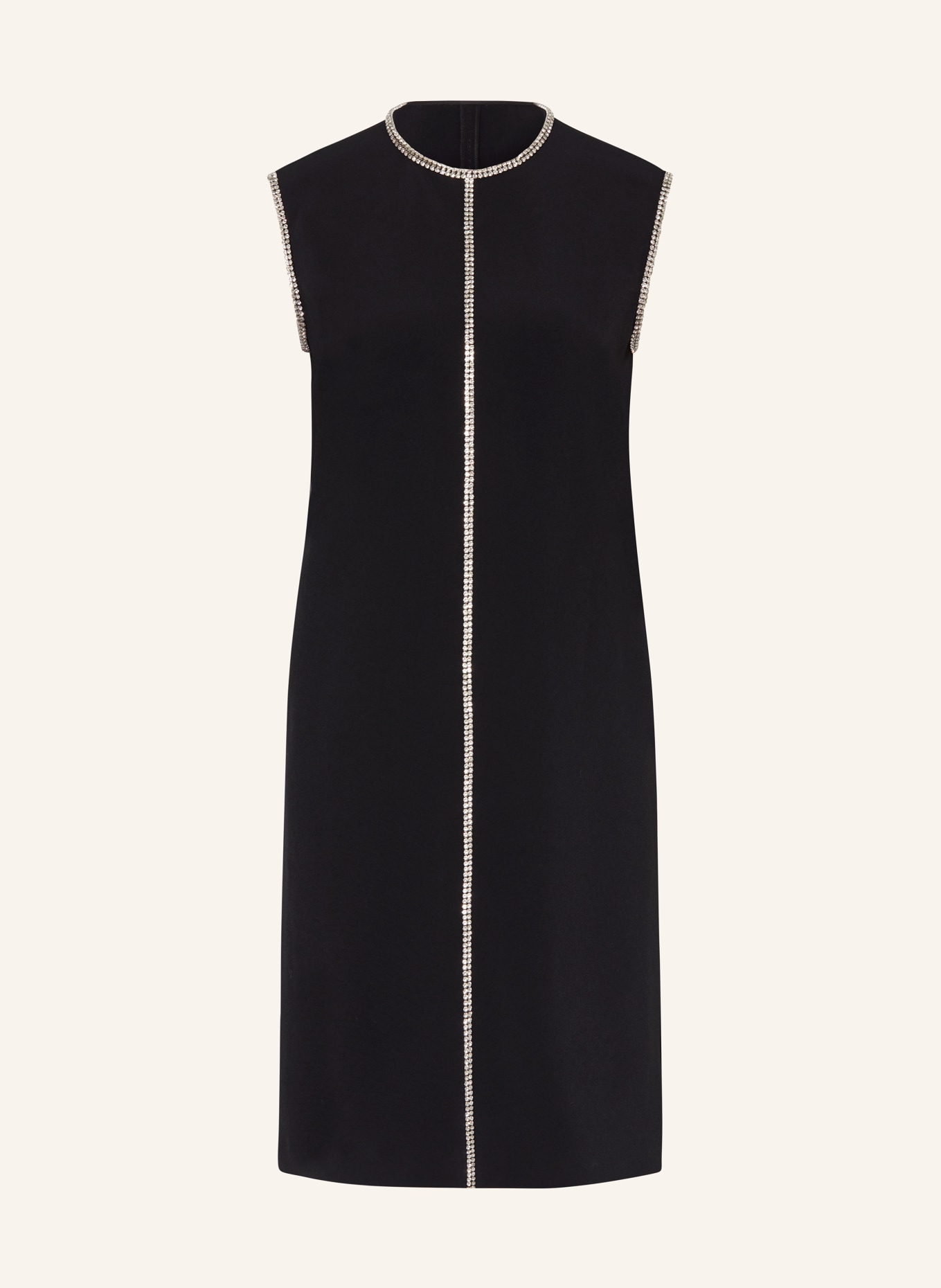 SPORTMAX Dress EARRY2 with decorative gems: BLACK