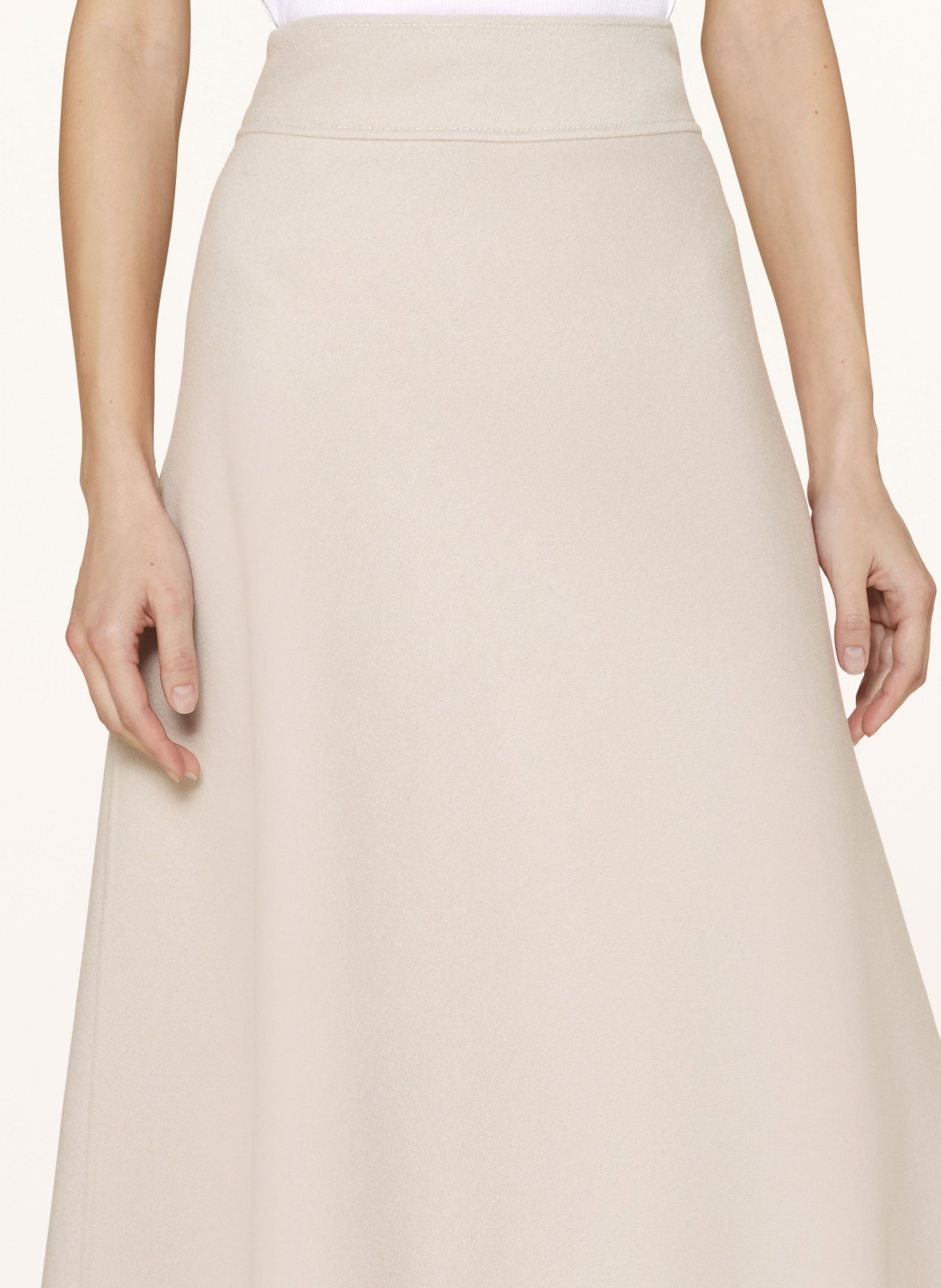 S Max Mara Skirt NEVADA, Color: CREAM (Image 5)