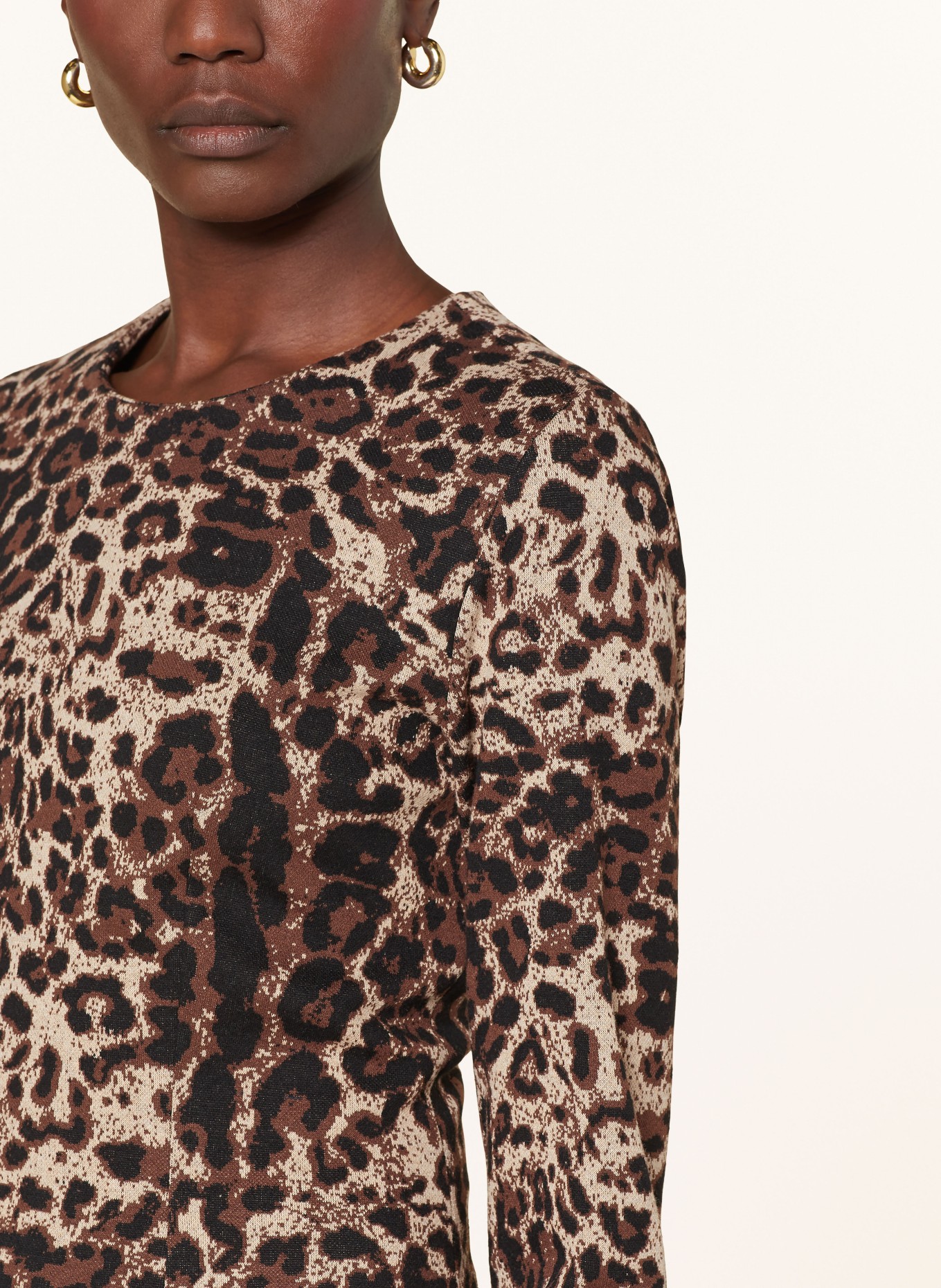 ANNA's Dress: LIGHT BROWN / BROWN / BLACK