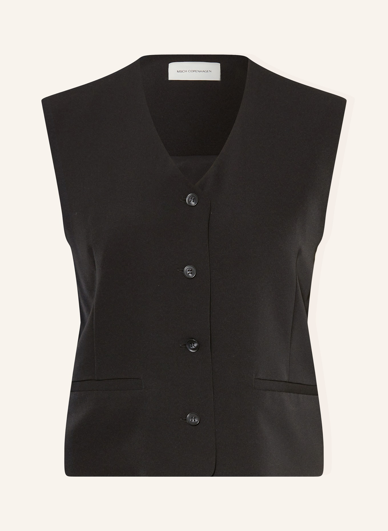 MSCH COPENHAGEN Vest MSCHNICHELLE, Color: BLACK (Image 1)