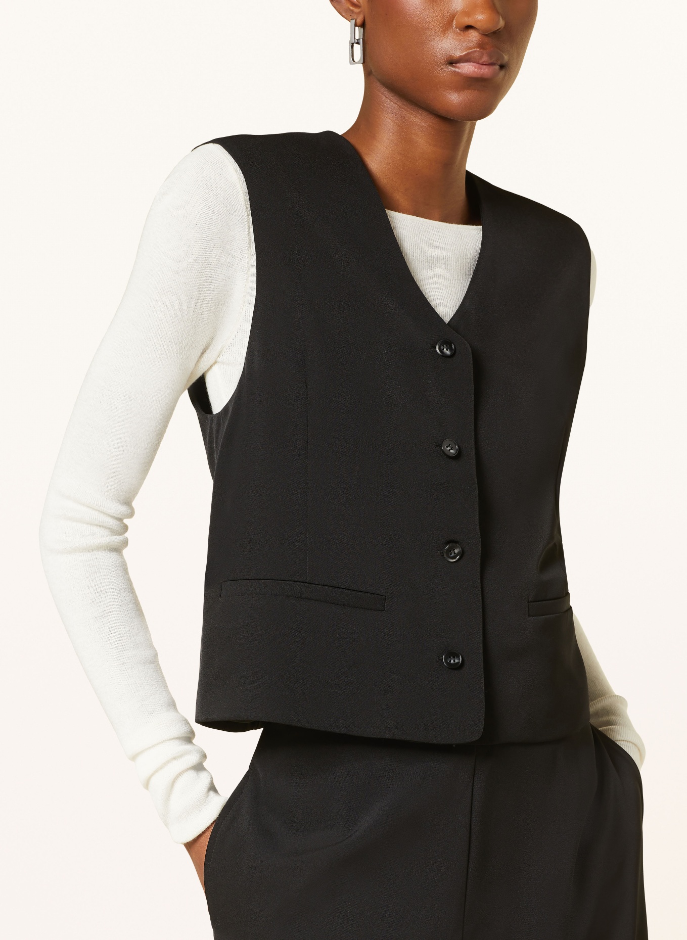 MSCH COPENHAGEN Vest MSCHNICHELLE, Color: BLACK (Image 3)