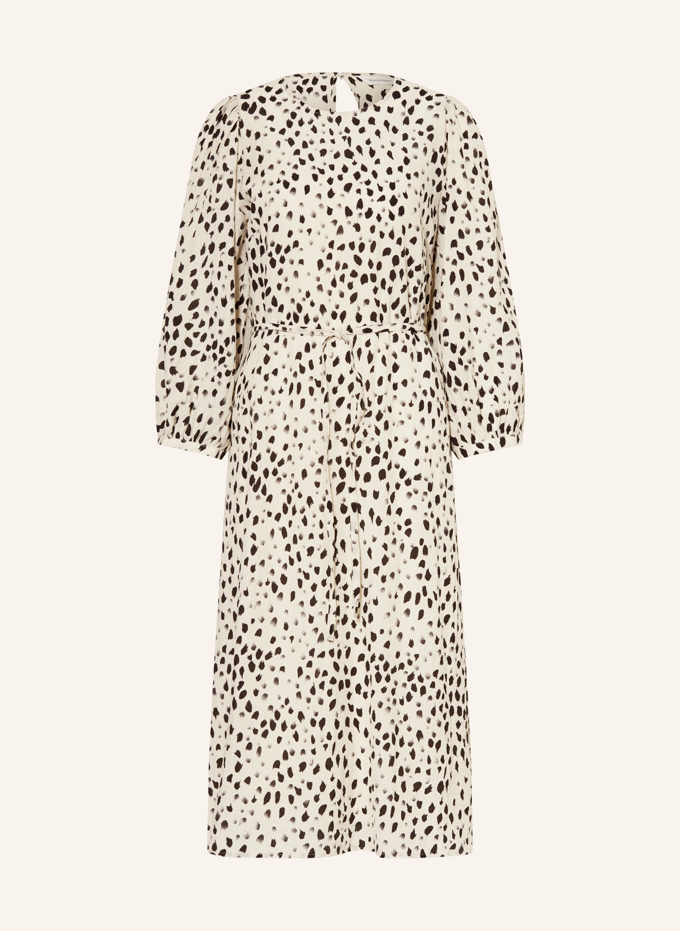 MSCH COPENHAGEN Kleid MSCHANGELINA mit 3/4-Arm in creme/ schwarz