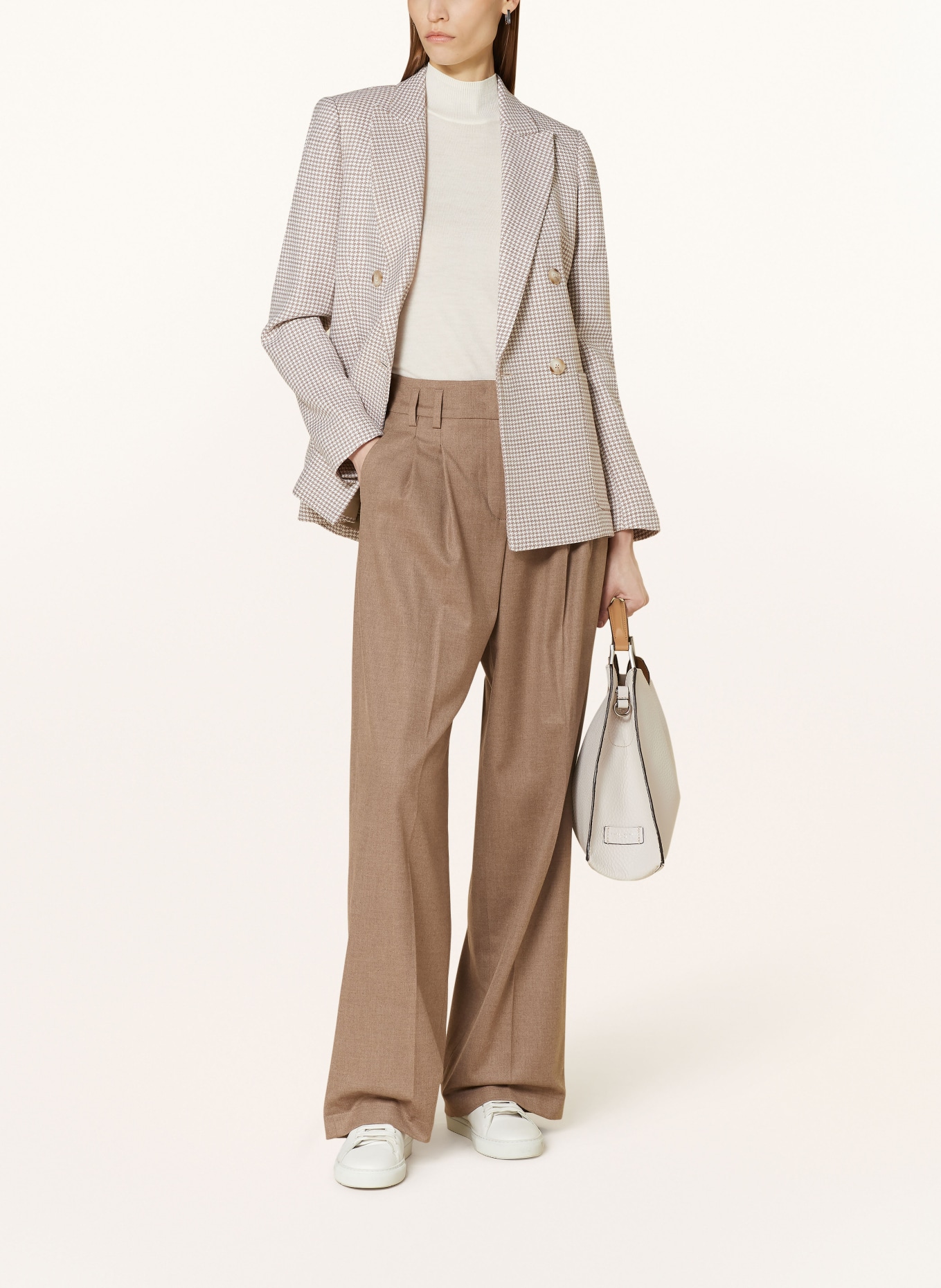 RAFFAELLO ROSSI Trousers MAYLA, Color: LIGHT BROWN (Image 2)