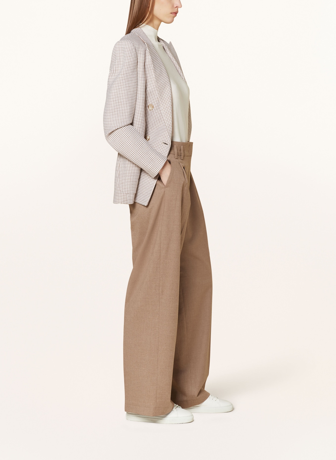 RAFFAELLO ROSSI Trousers MAYLA, Color: LIGHT BROWN (Image 4)