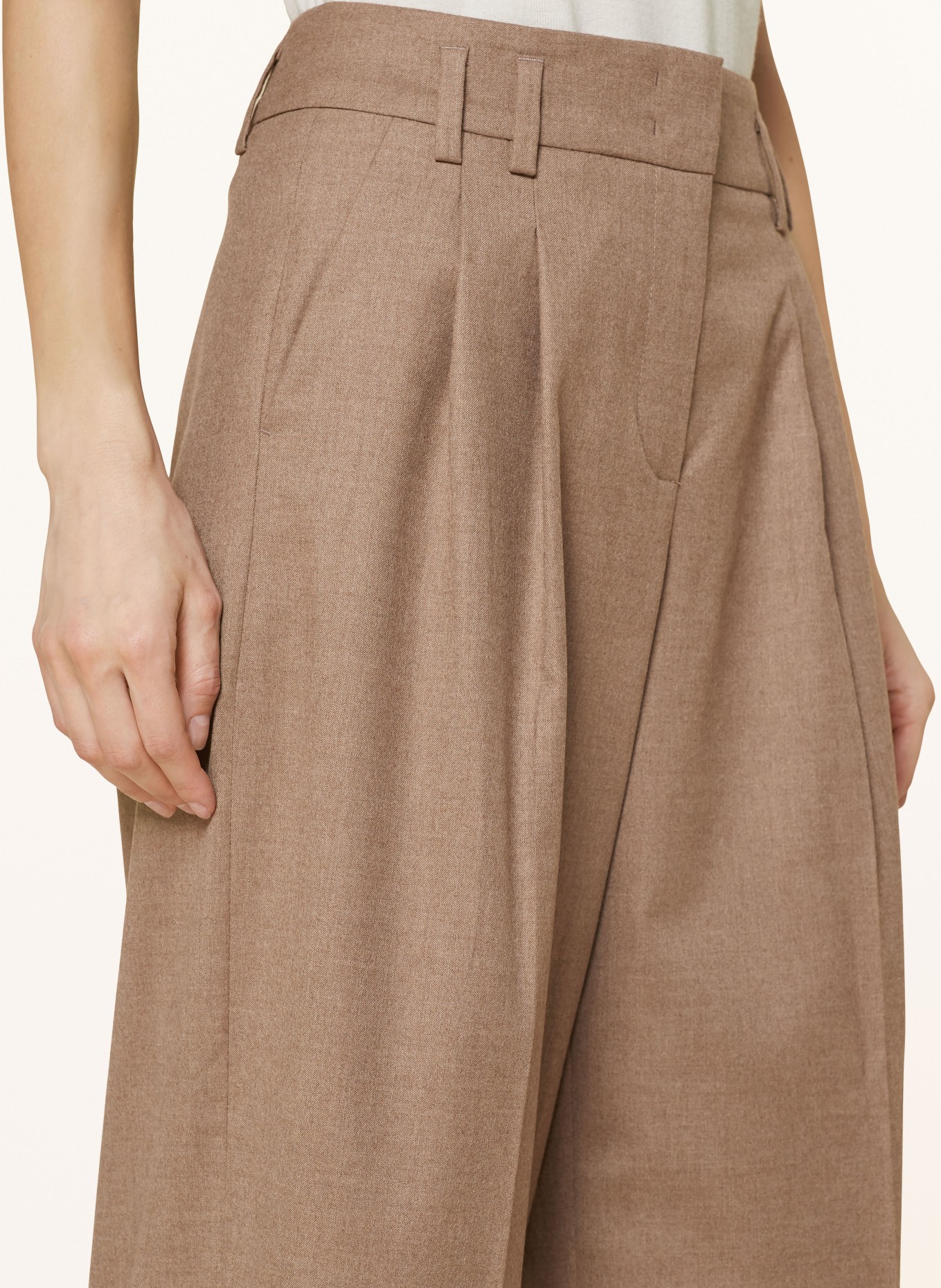 RAFFAELLO ROSSI Trousers MAYLA, Color: LIGHT BROWN (Image 5)