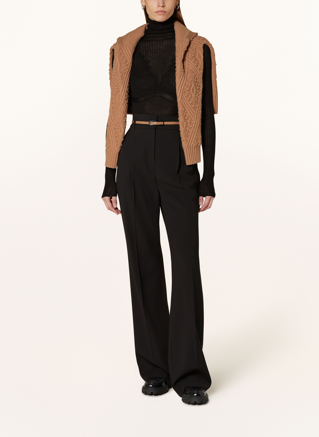 Max Mara STUDIO Trousers MARUSCA, Color: BLACK (Image 2)