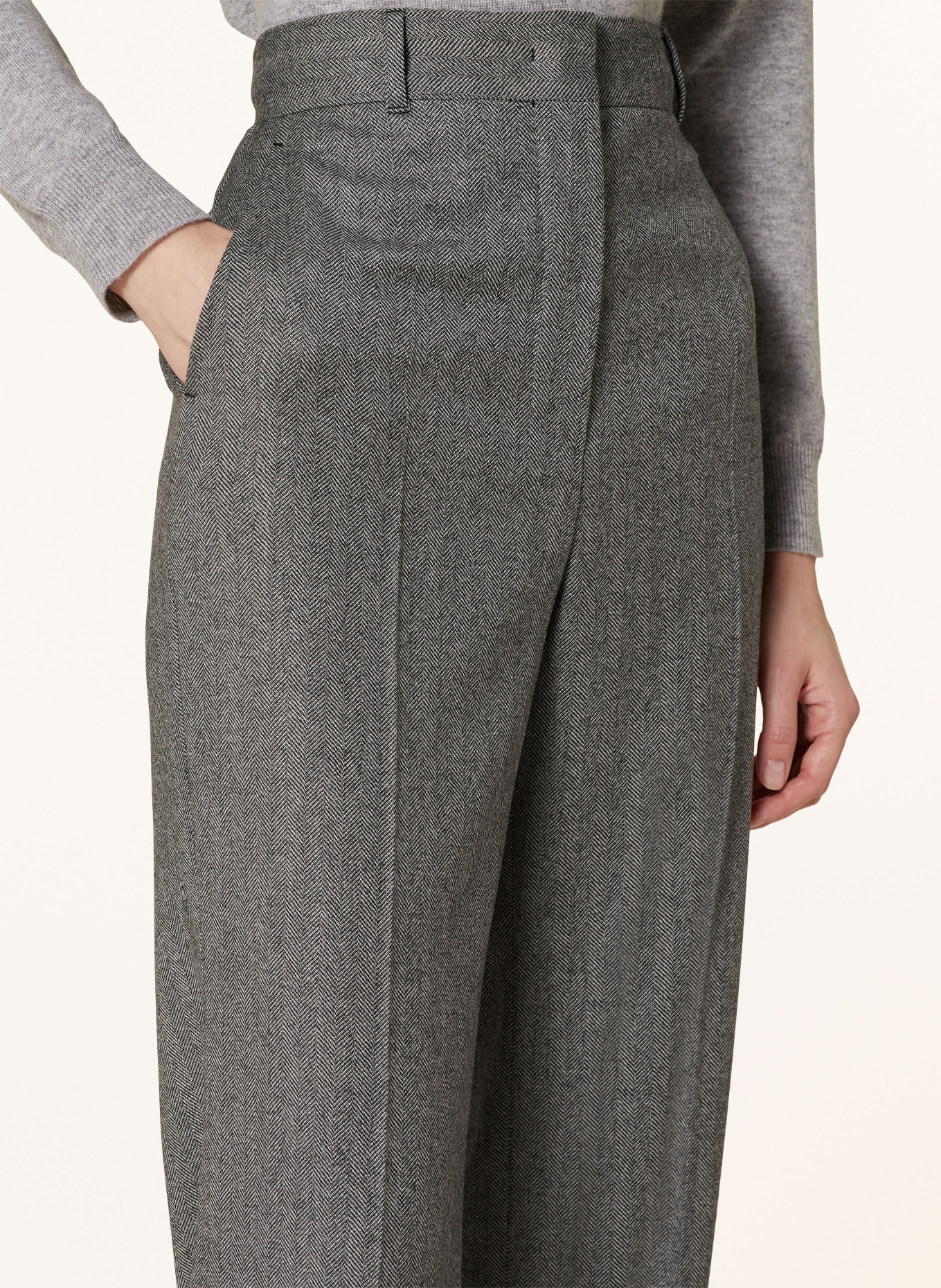 Max Mara STUDIO Hose GONG, Farbe: GRAU (Bild 5)