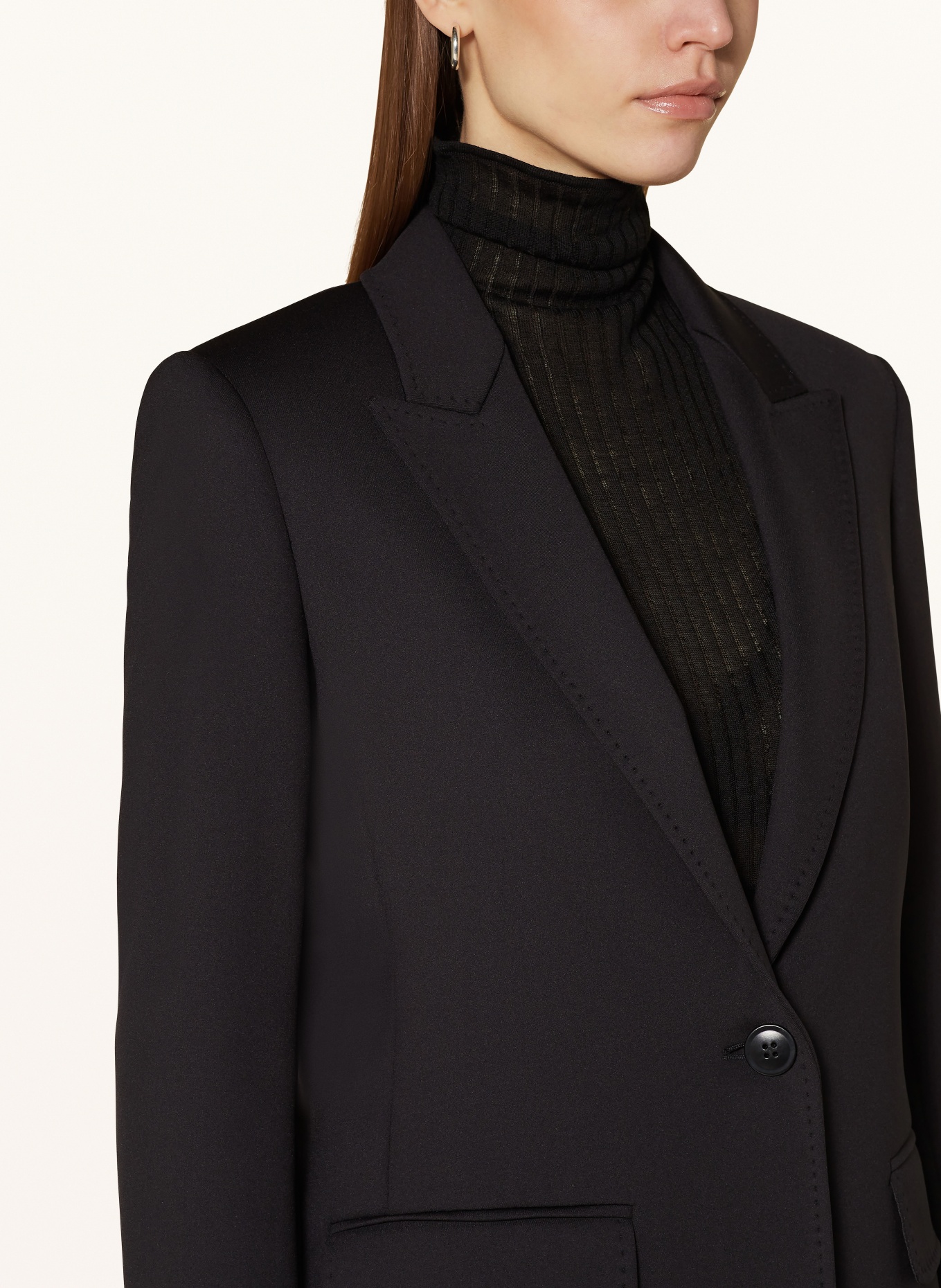 Max Mara STUDIO Jersey blazer CAPRARA, Color: BLACK (Image 4)