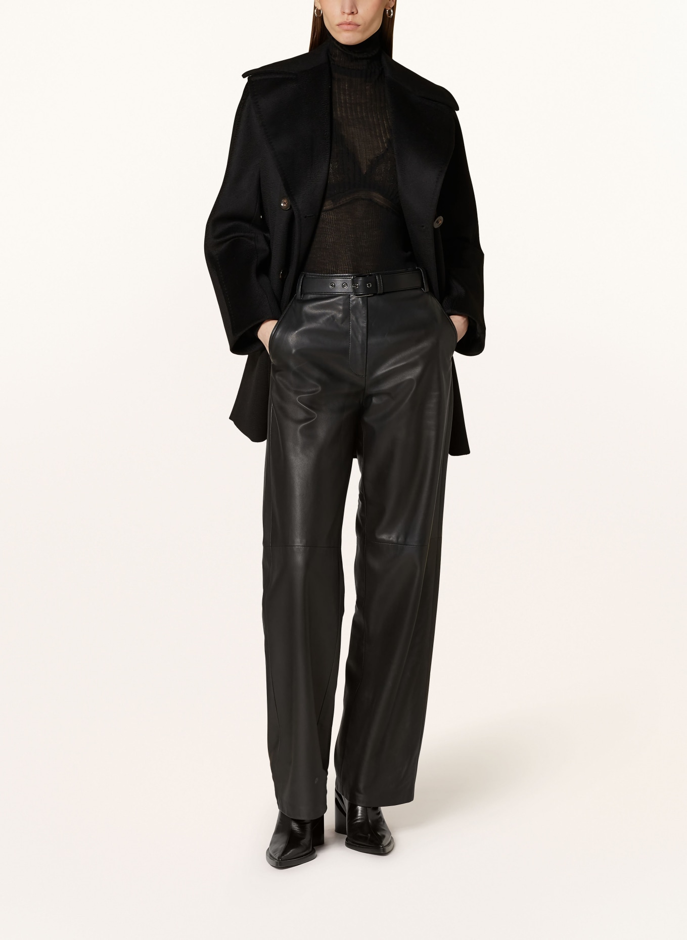 Max mara leather pants store