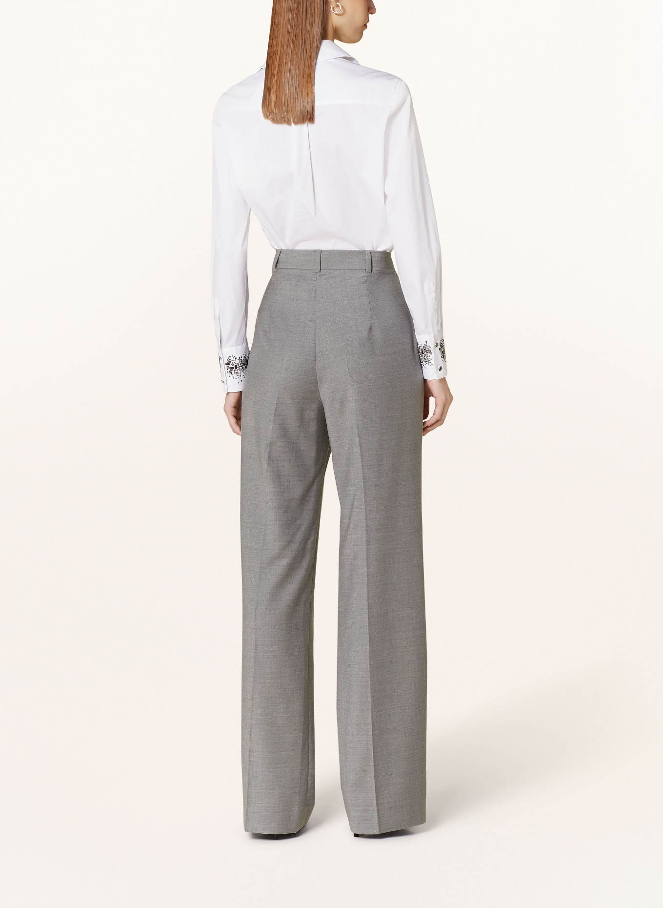 Max Mara STUDIO Trousers SORAGA, Color: GRAY (Image 3)